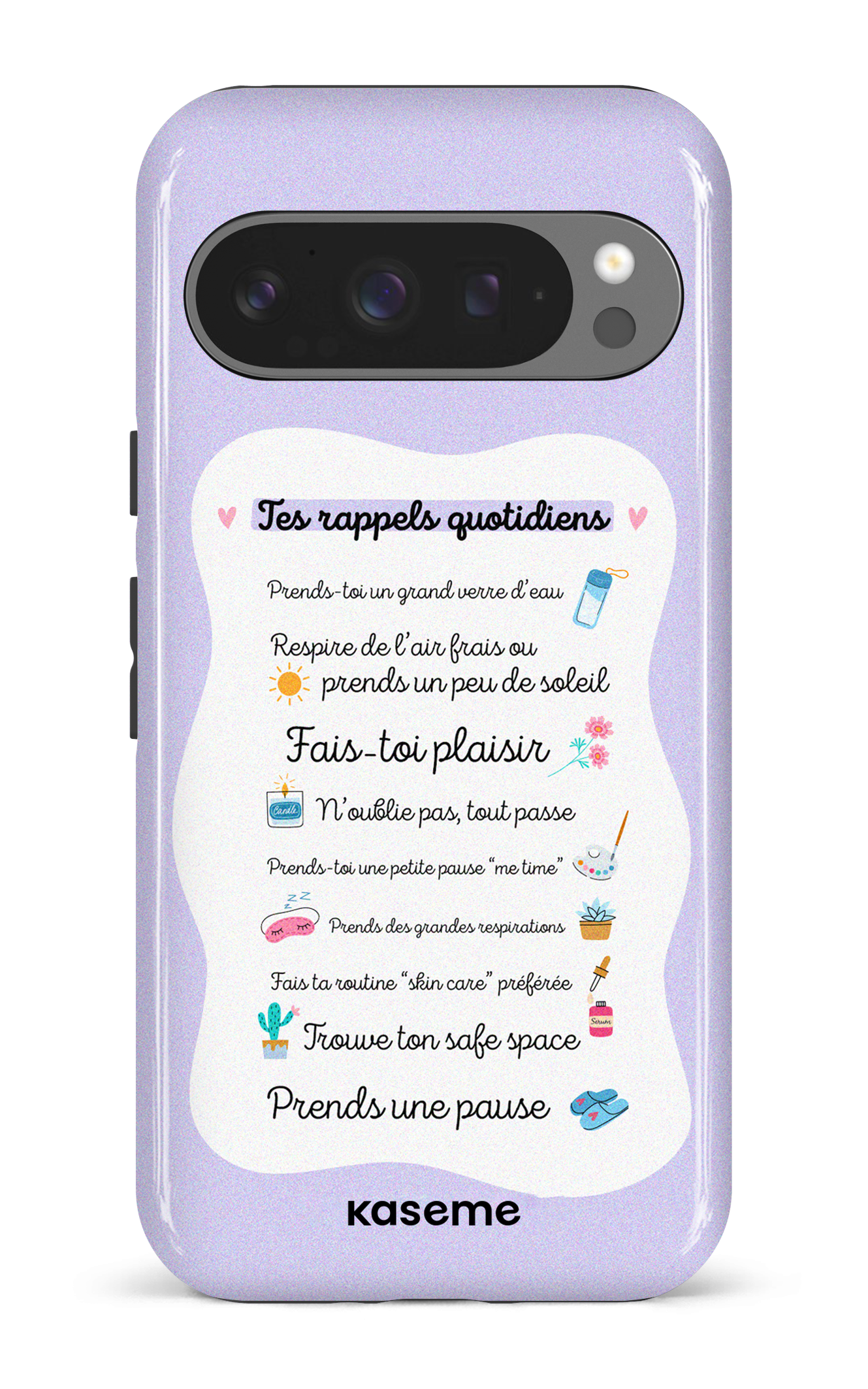 Tes rappels quotidiens purple - Google Pixel 9 Pro