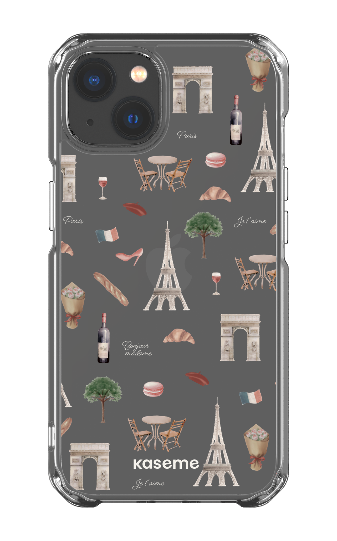 Je t'aime Paris Clear Case - iPhone 13