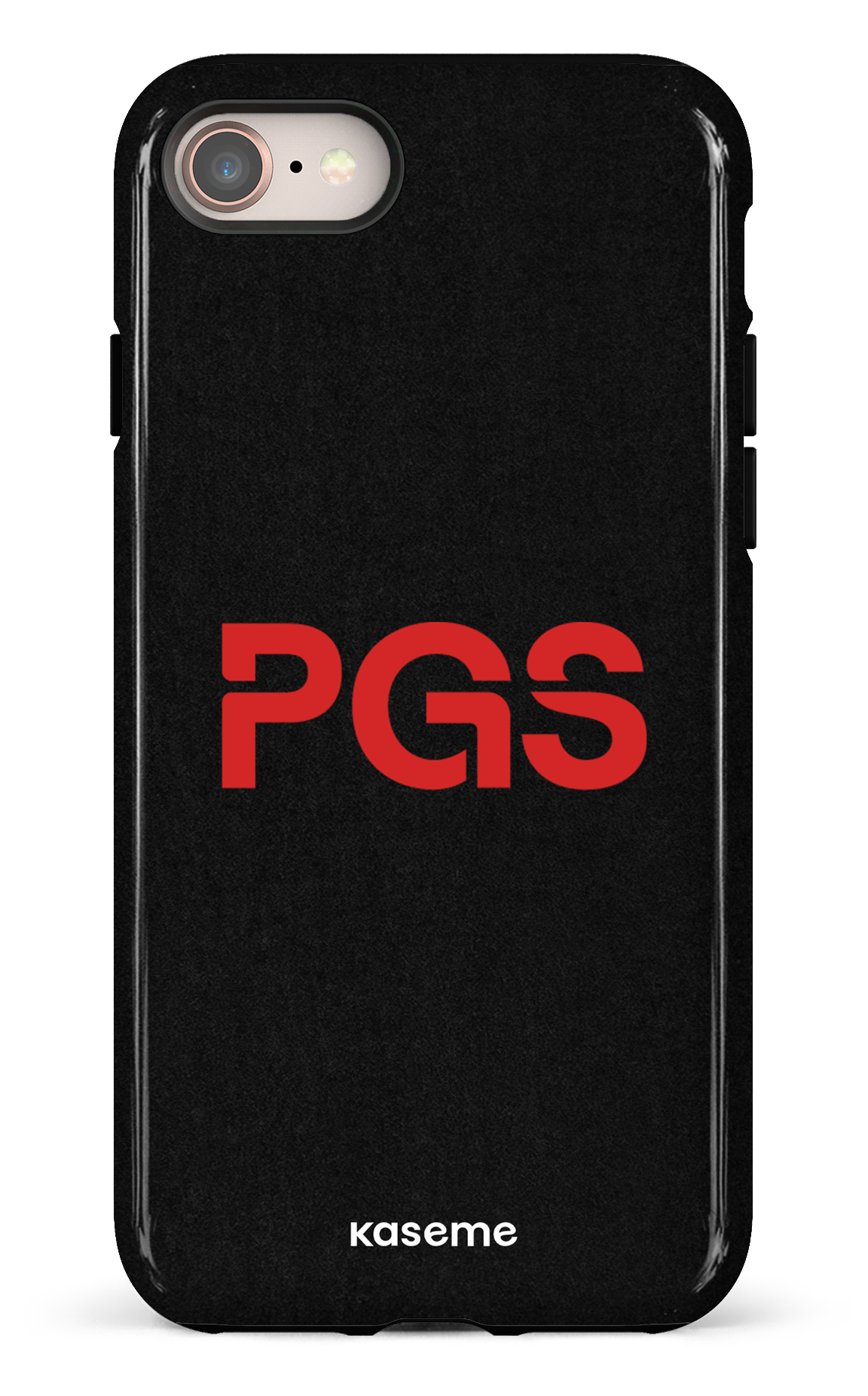 iPhone 7/8 Tough PGS Noir&Rouge -