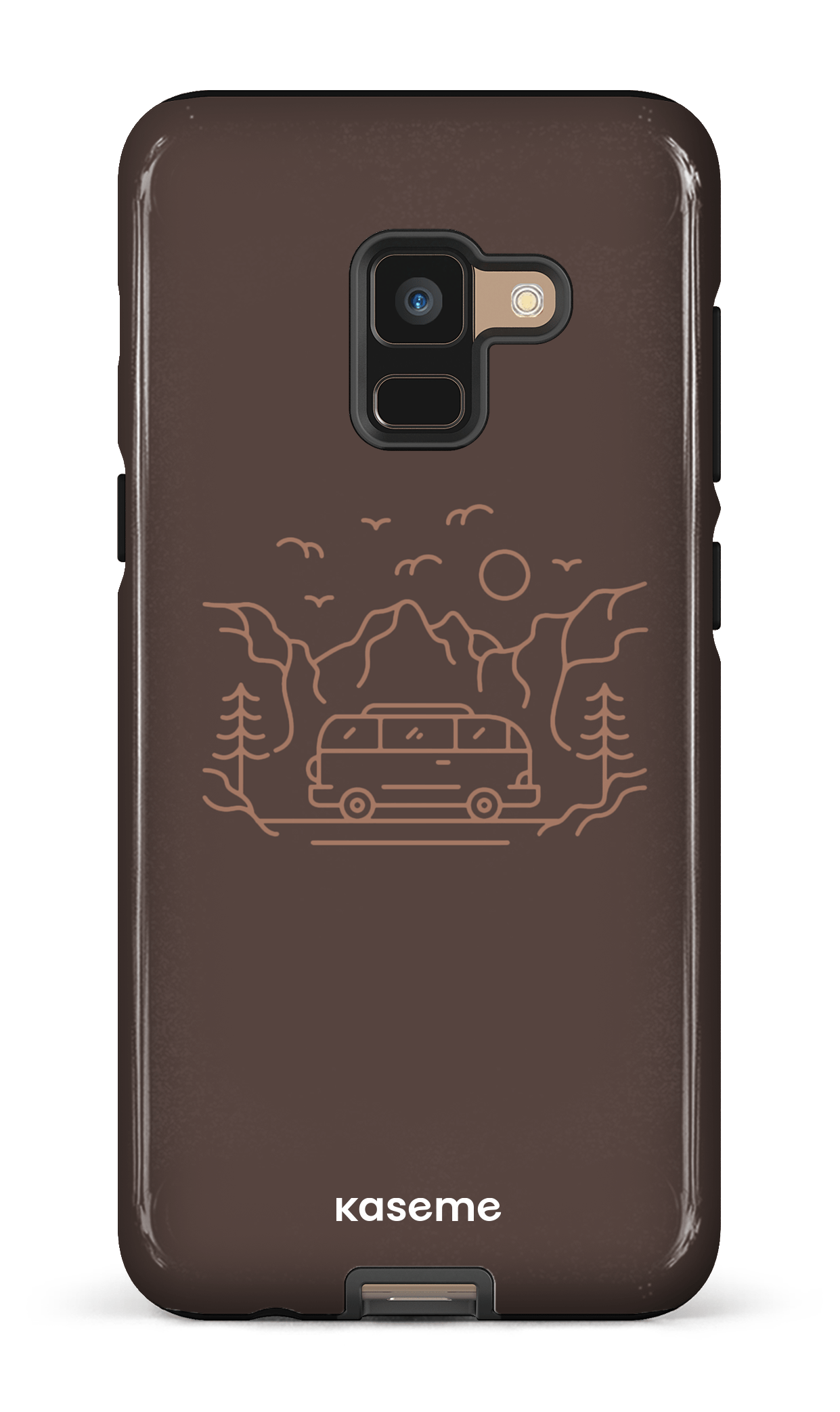 Camp Life Mocha - Galaxy A8 Tough