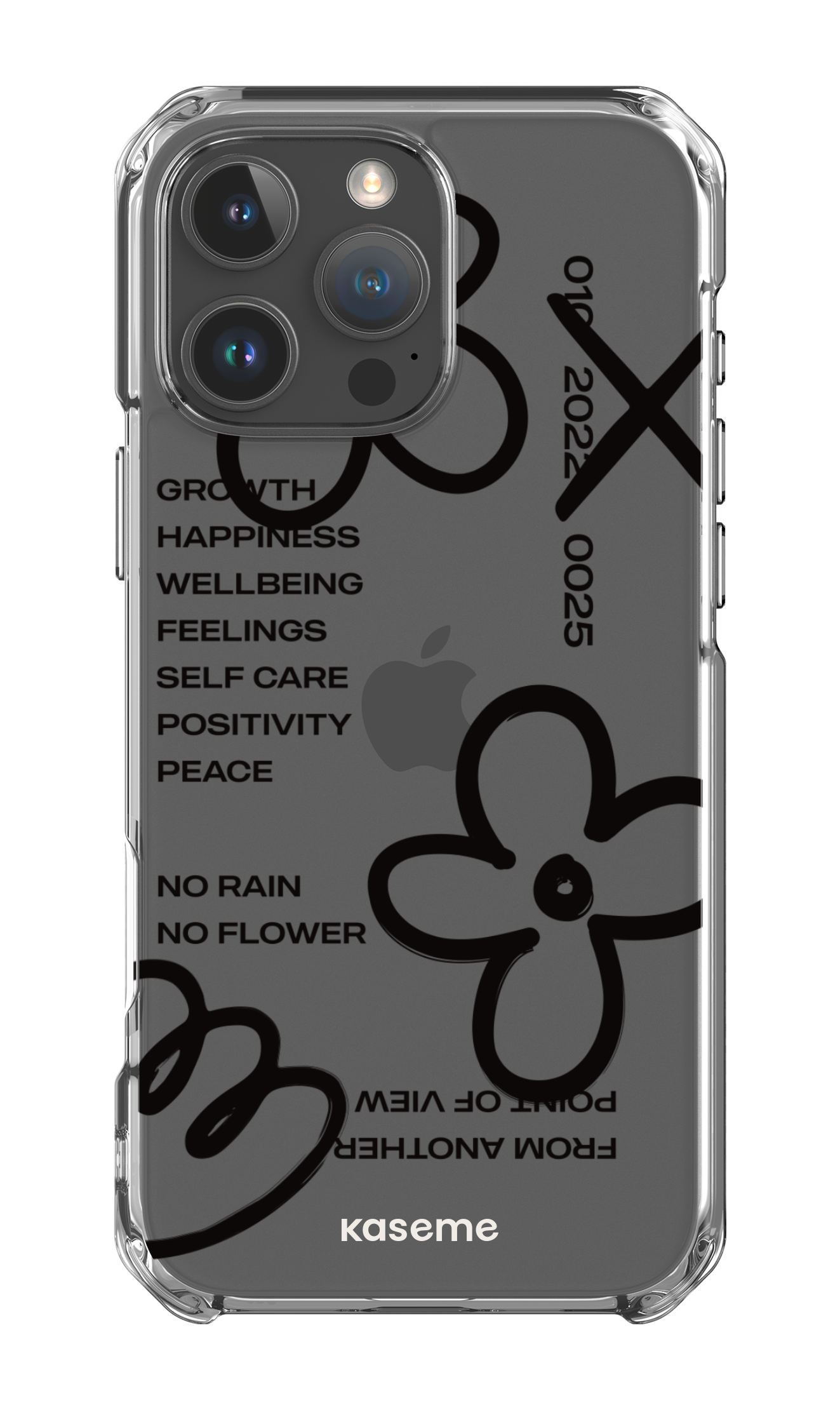  Feelings black clear case -