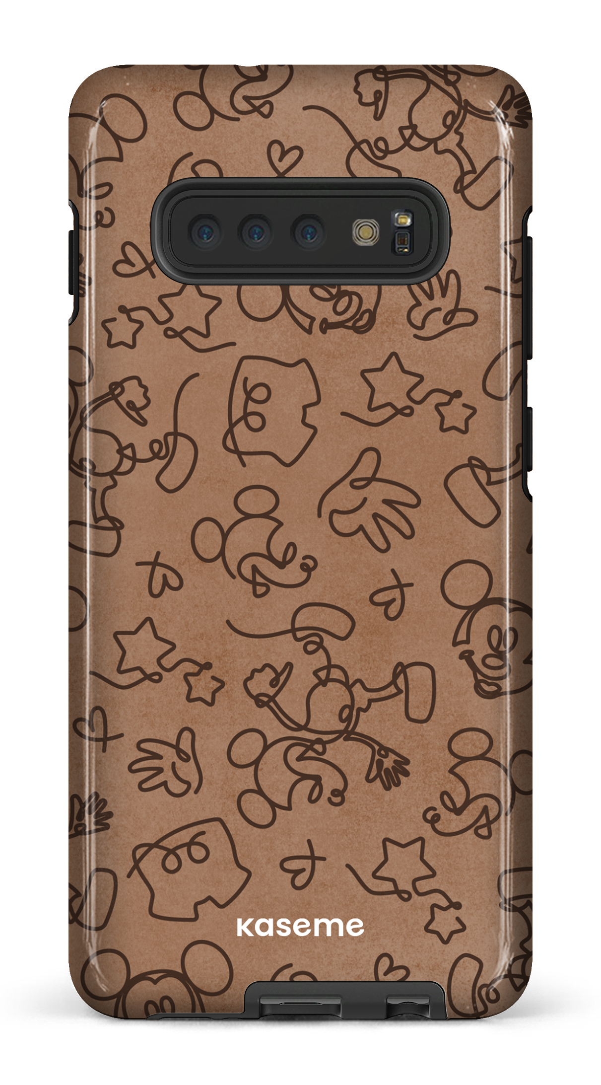 Galaxy S10 Plus Tough Doodle Mocha -