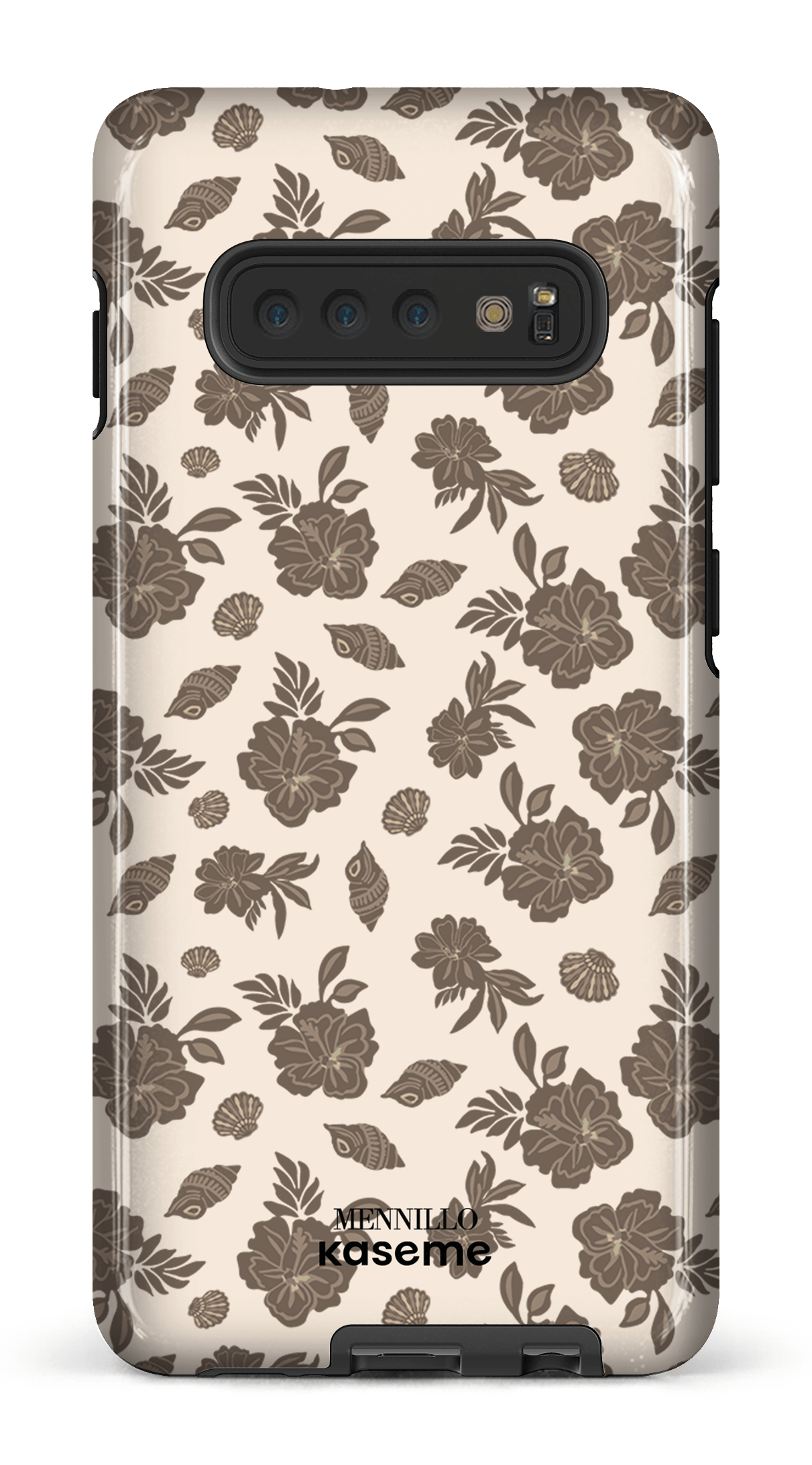 Galaxy S10 Plus Tough Floral Brown -