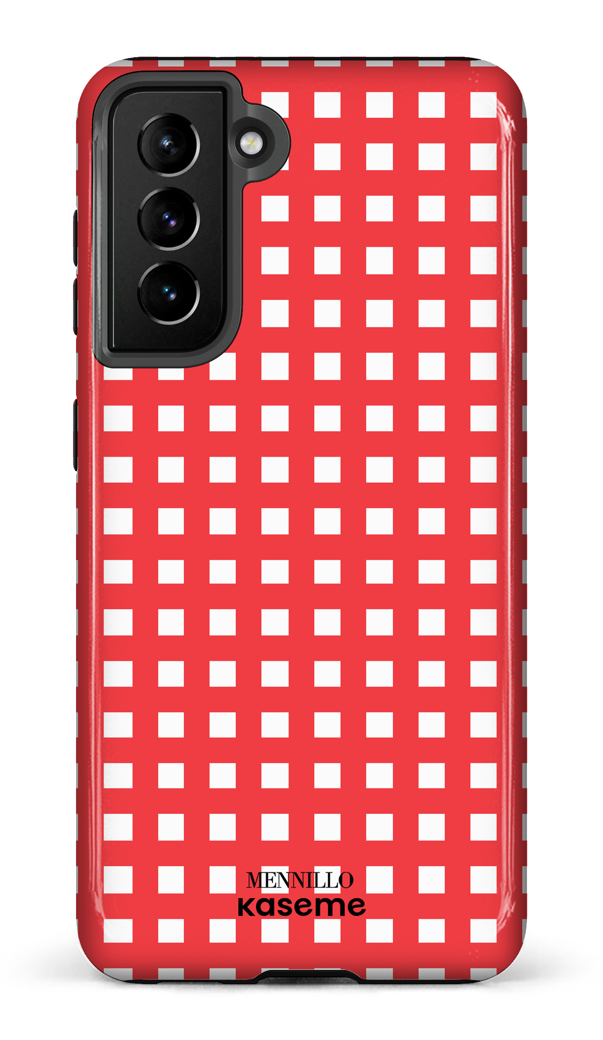 Galaxy S21 Tough Chekered Red -