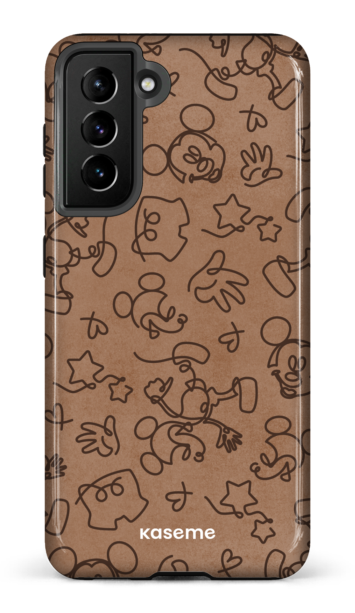 Galaxy S21 Tough Doodle Mocha -