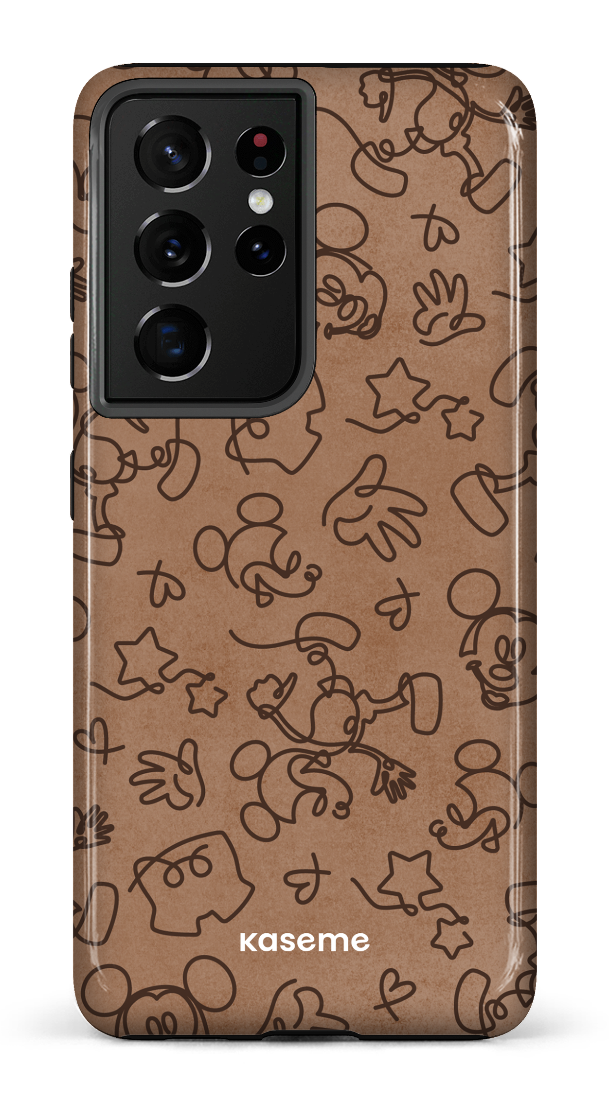 Galaxy S21 Ultra Tough Doodle Mocha -