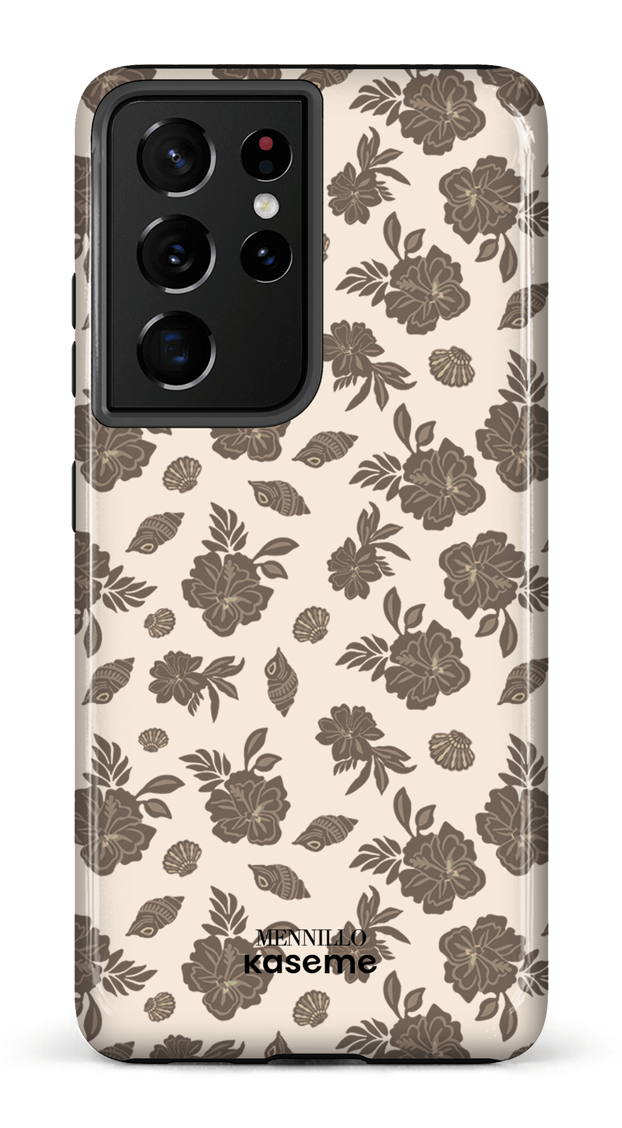 Galaxy S21 Ultra Tough Floral Brown -