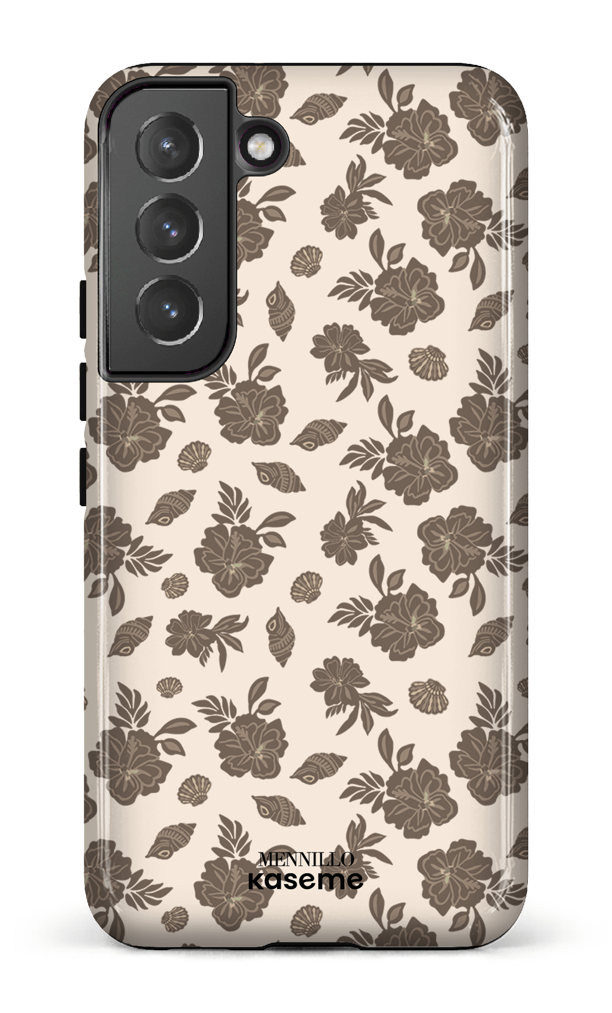 Galaxy S22 Tough Floral Brown -