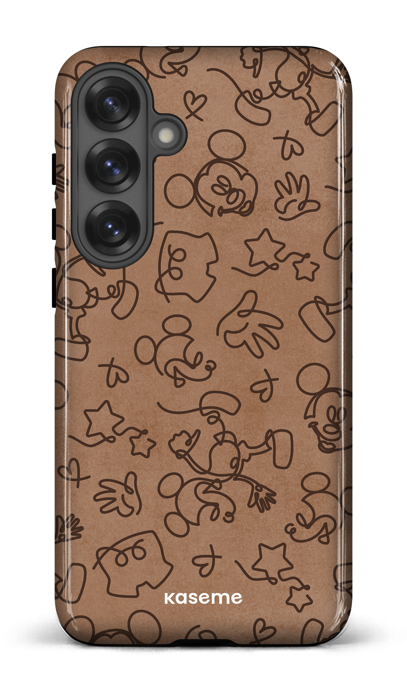 Galaxy S25 Plus Tough (Gloss) Doodle Mocha -