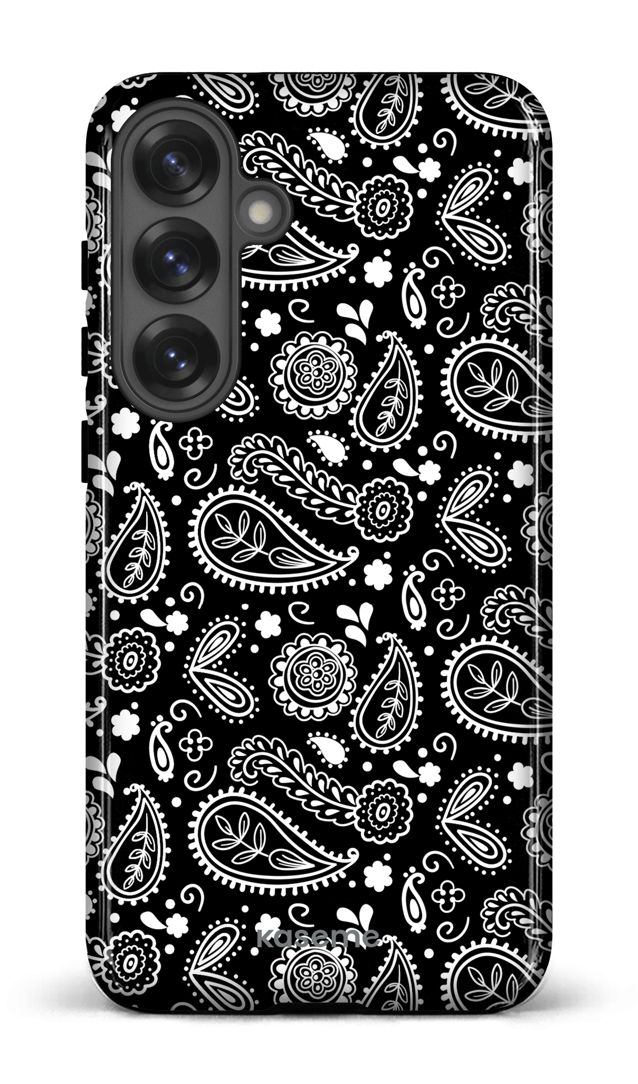 Galaxy S25 Plus Tough (Gloss) Paisley black -