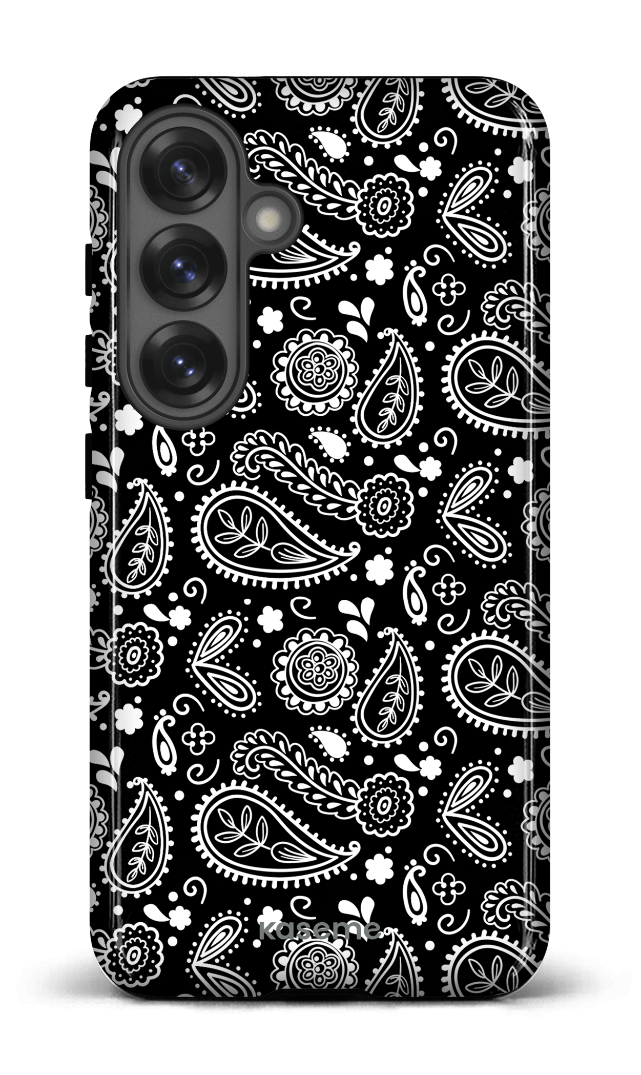 Galaxy S25 Tough (Gloss) Paisley black -