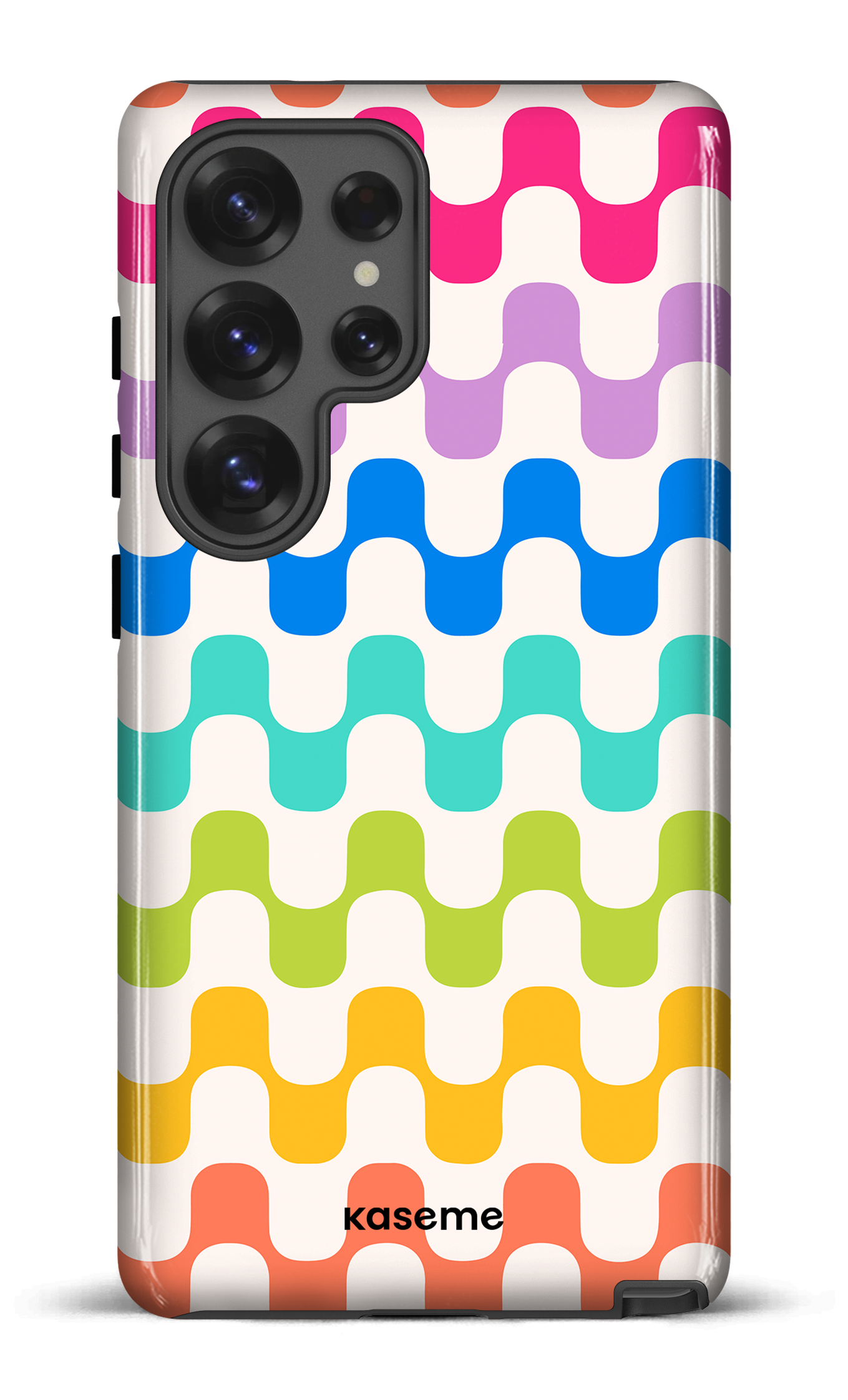 Galaxy S25 Ultra Tough (Gloss) Hippy Rainbow -