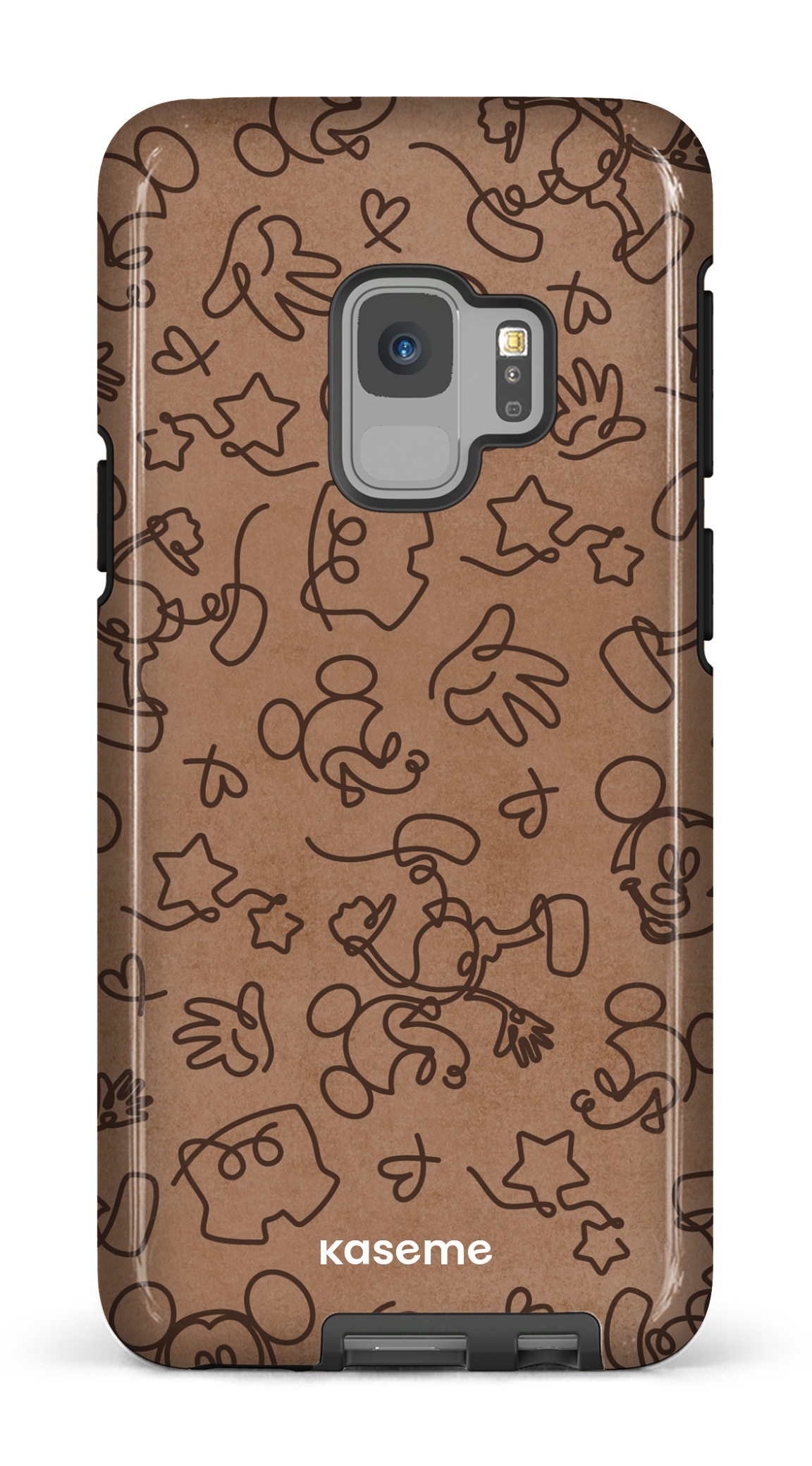 Galaxy S9 Tough Doodle Mocha -