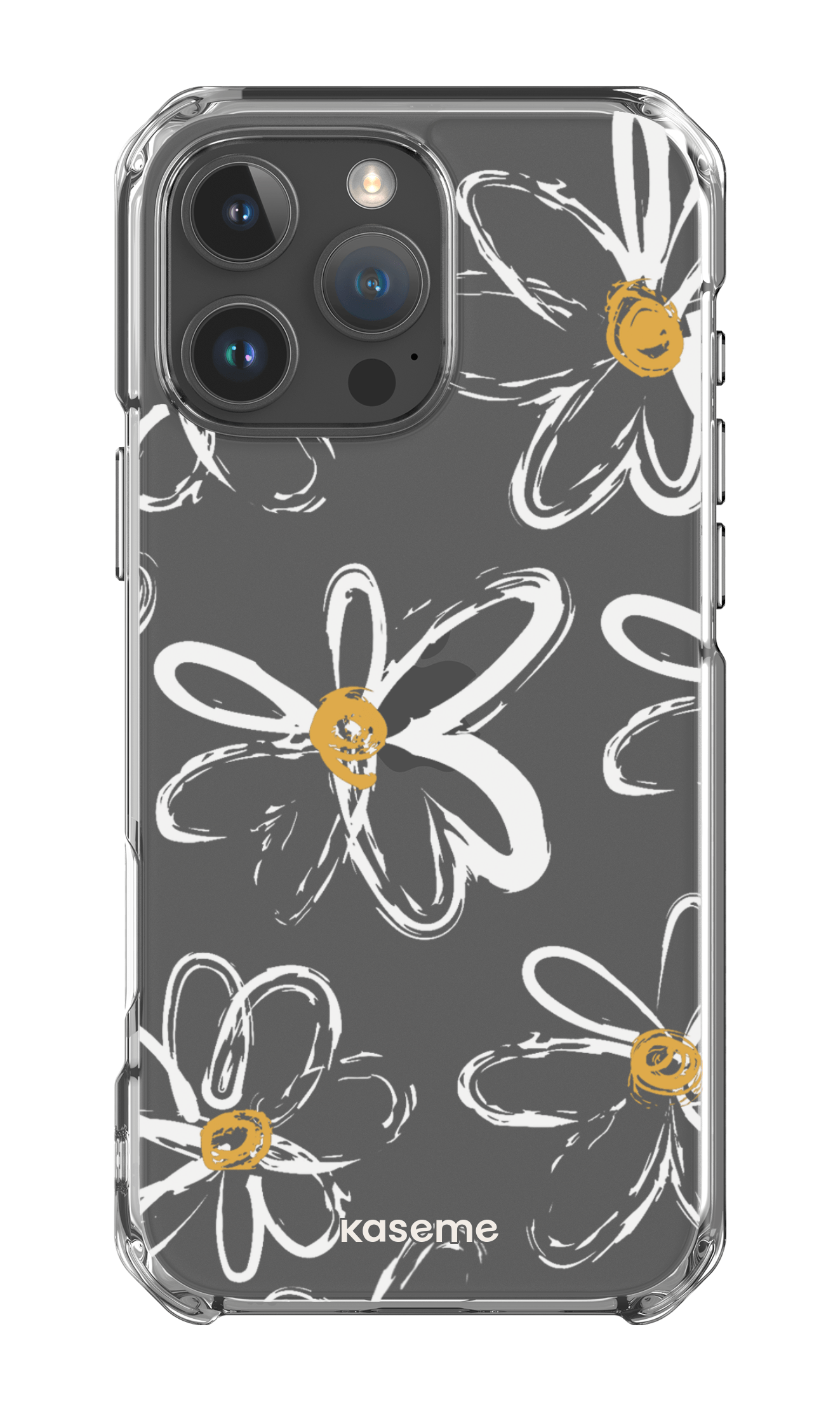  Give me flowers Clear Case -