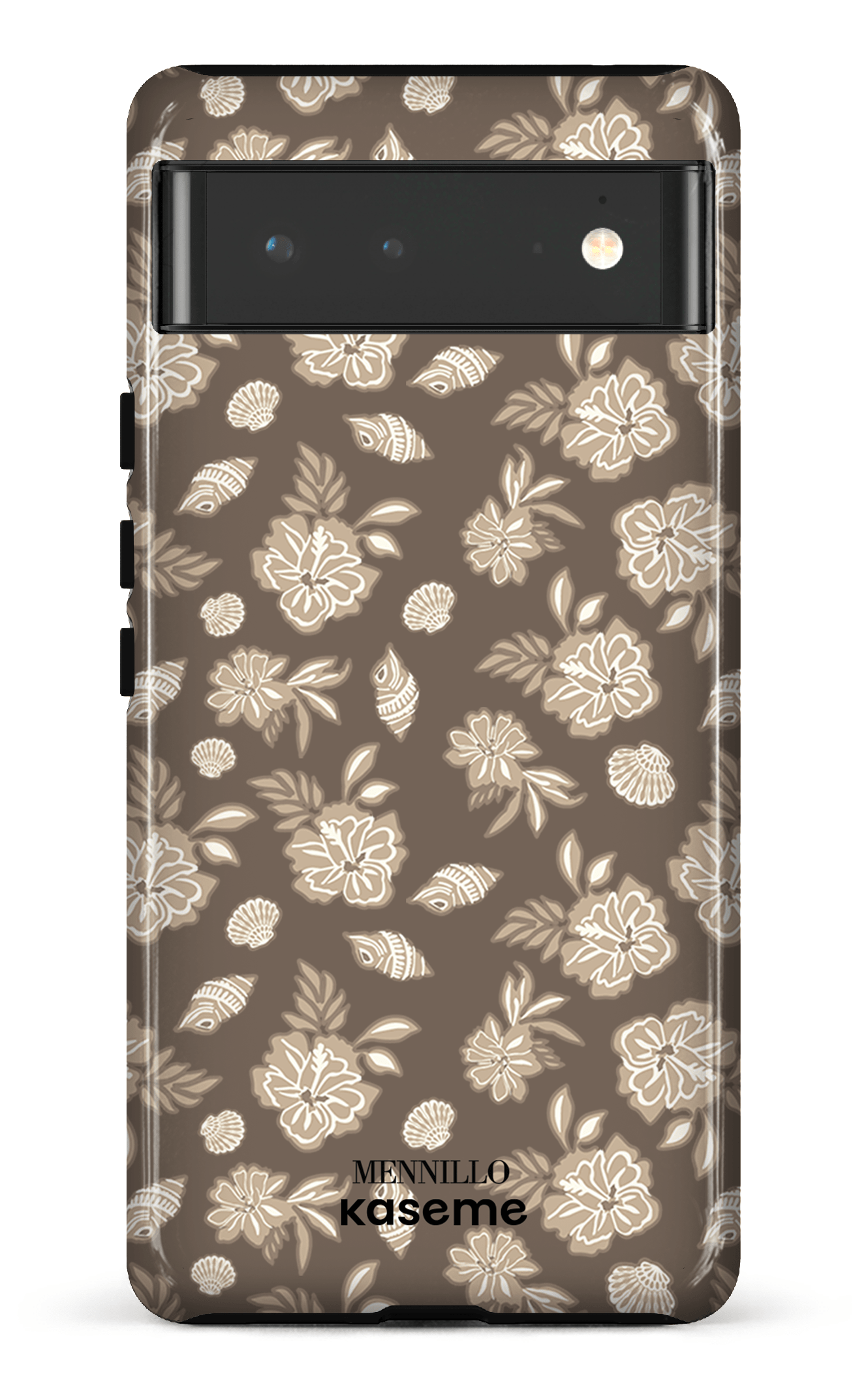 Google Pixel 6 Tough Floral Cream -