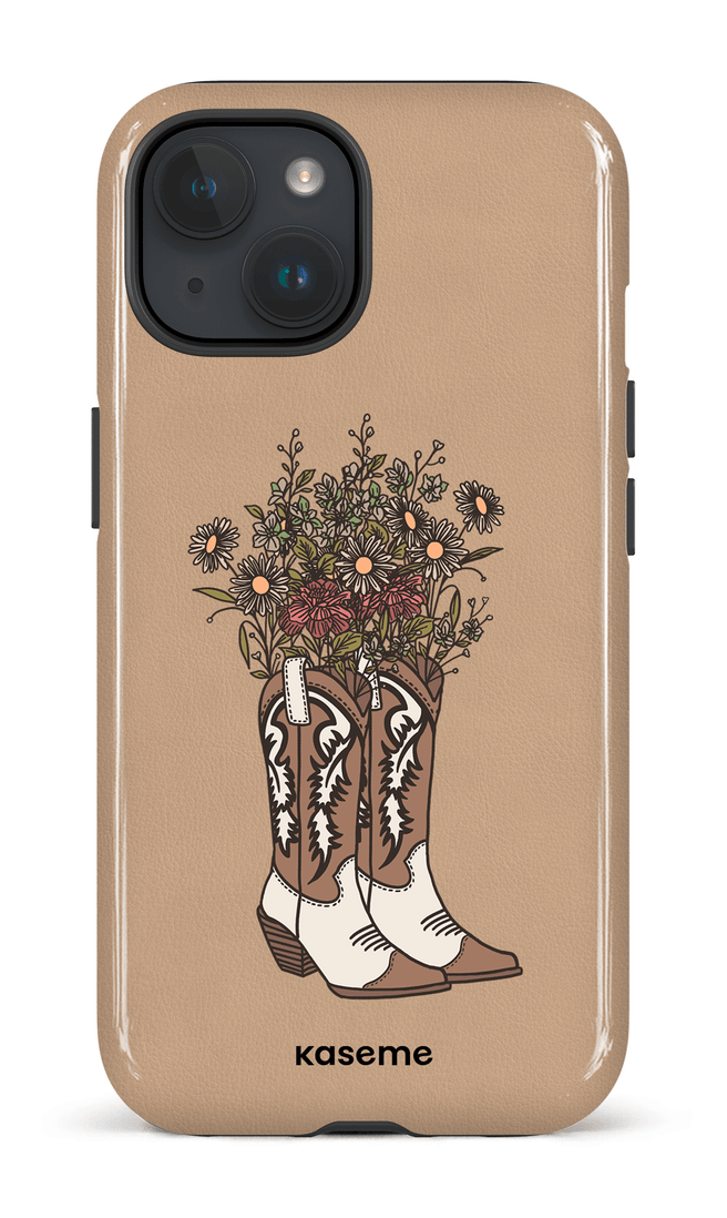 Howdy Mocha - iPhone 15 Tough (Gloss)