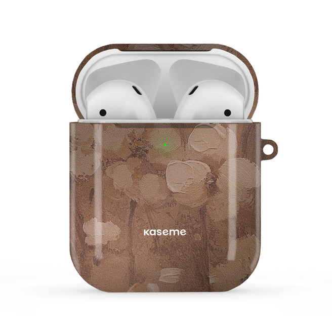 Mocha Bloom AirPods Case