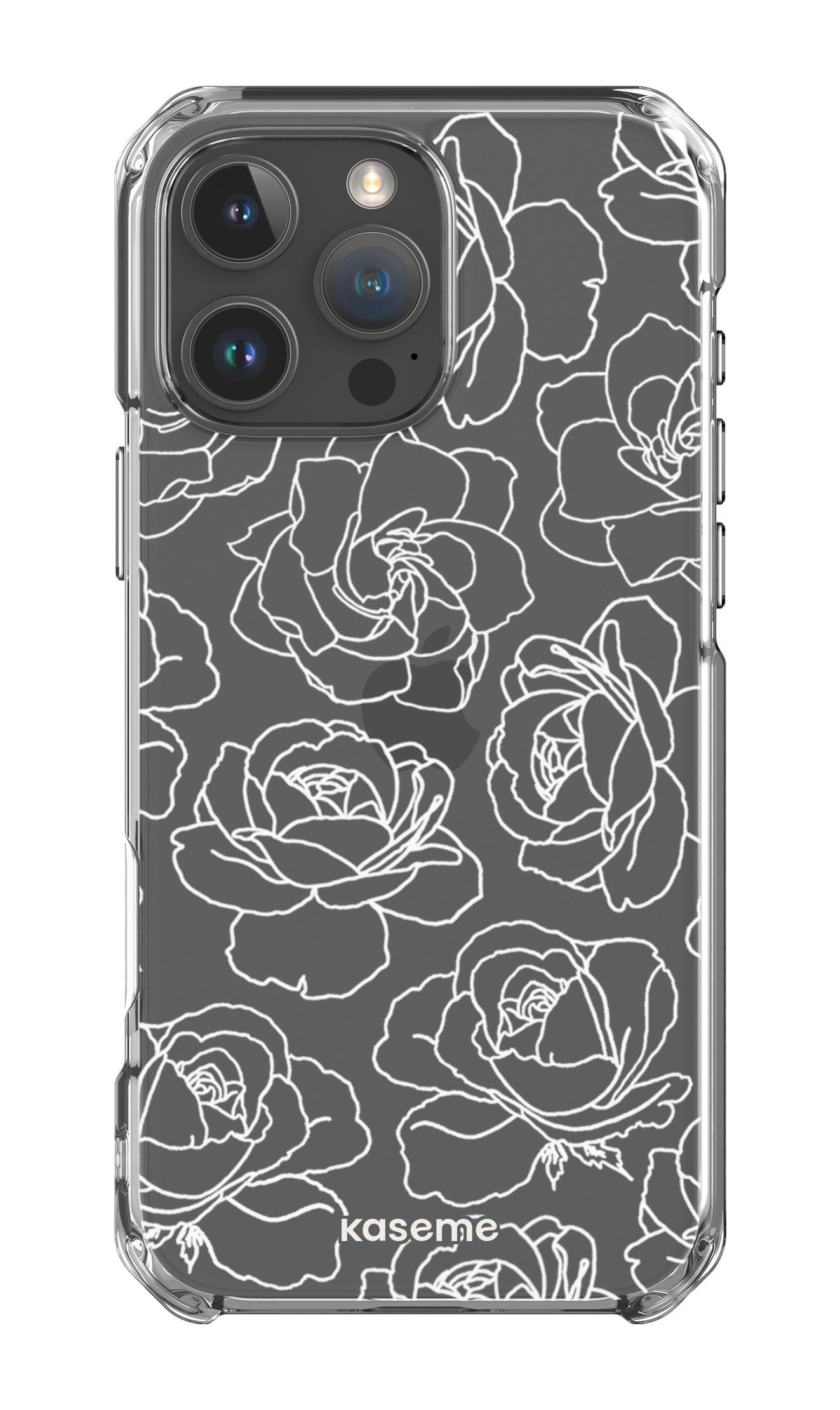  Polar Flowers Clear Case -