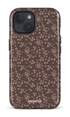 Posy Mocha - iPhone 15 Tough (Gloss)