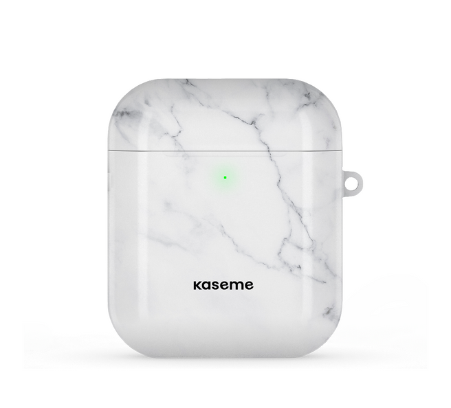 White Marble AirPods Case