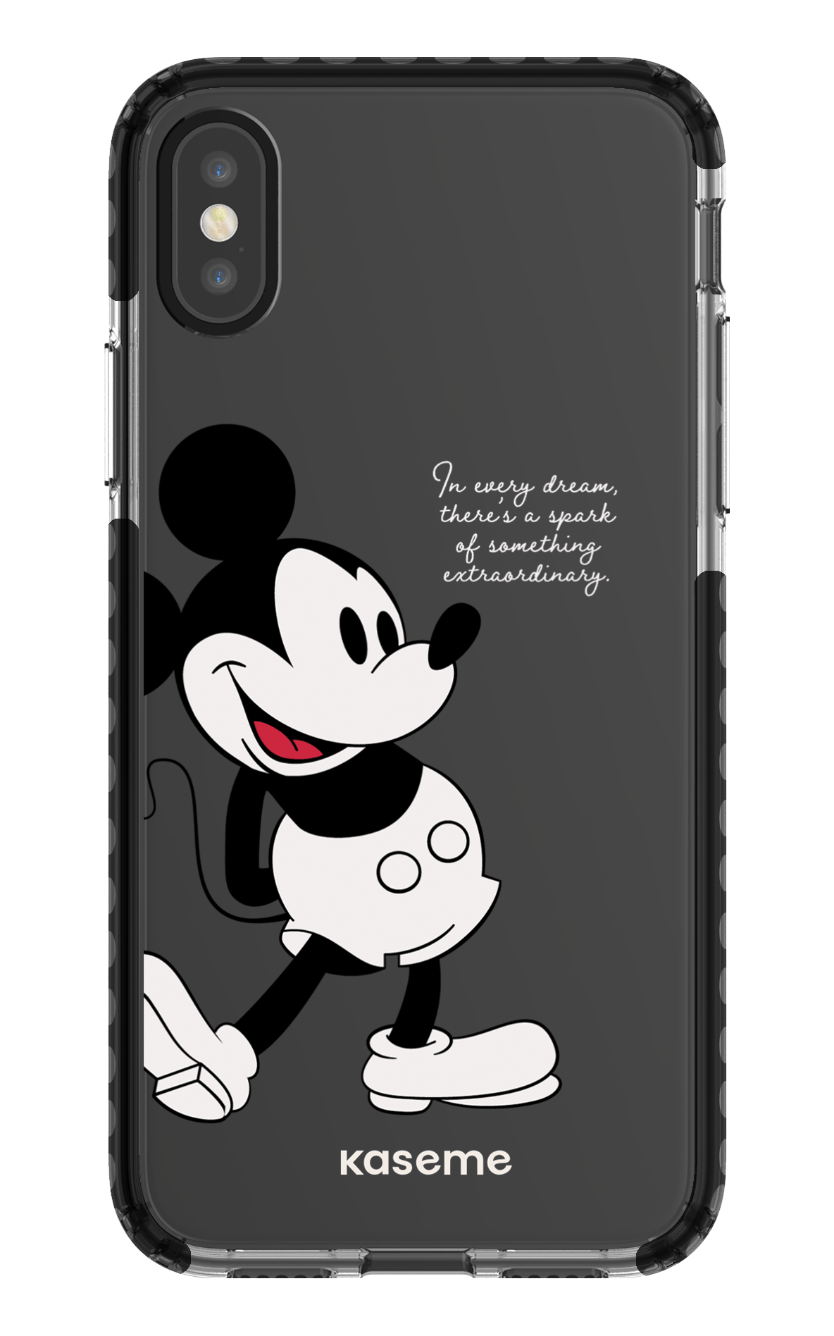 Dreamscape Clear Case - iPhone X/Xs Clear Case - Black