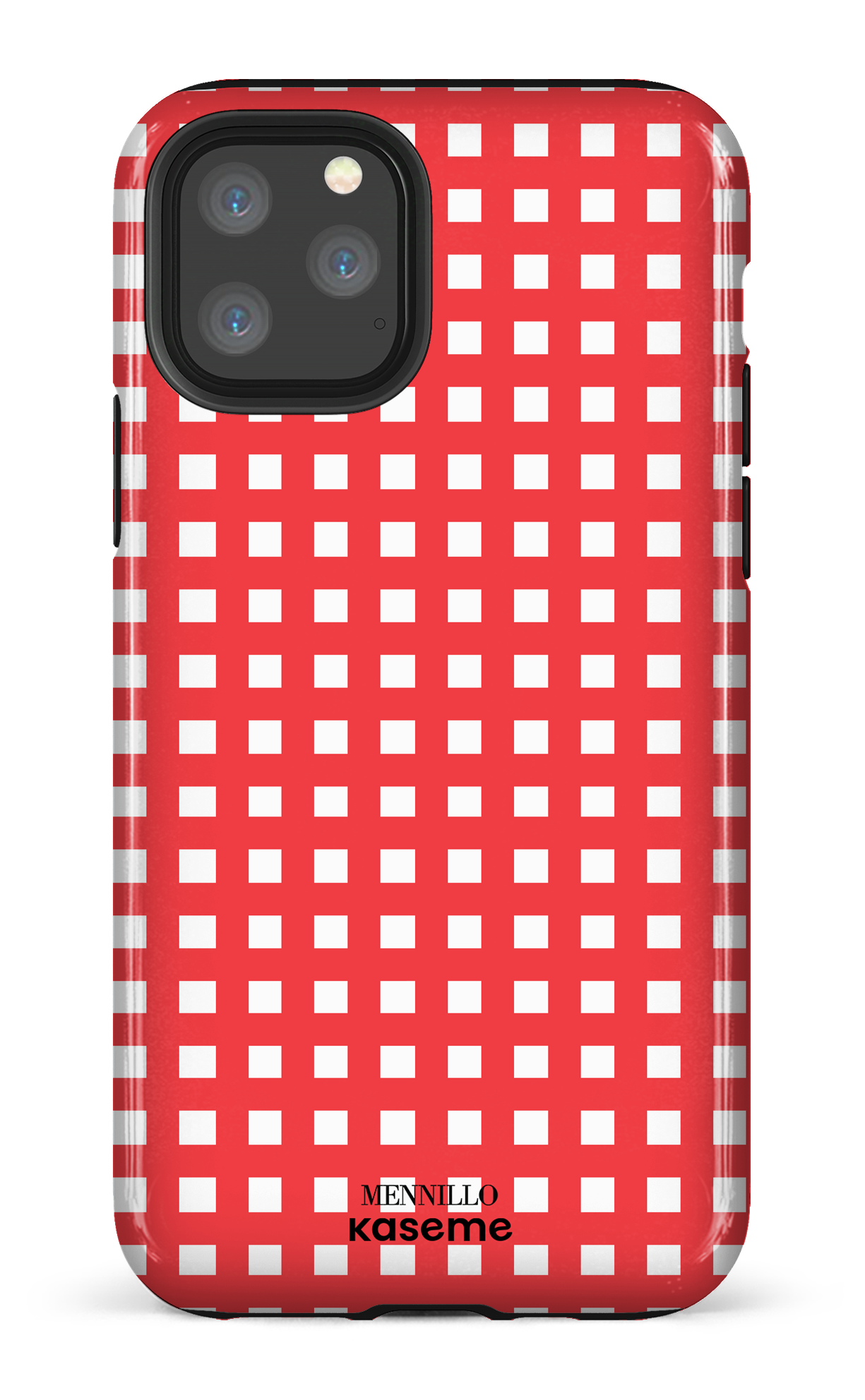 iPhone 11 Pro Tough Chekered Red -