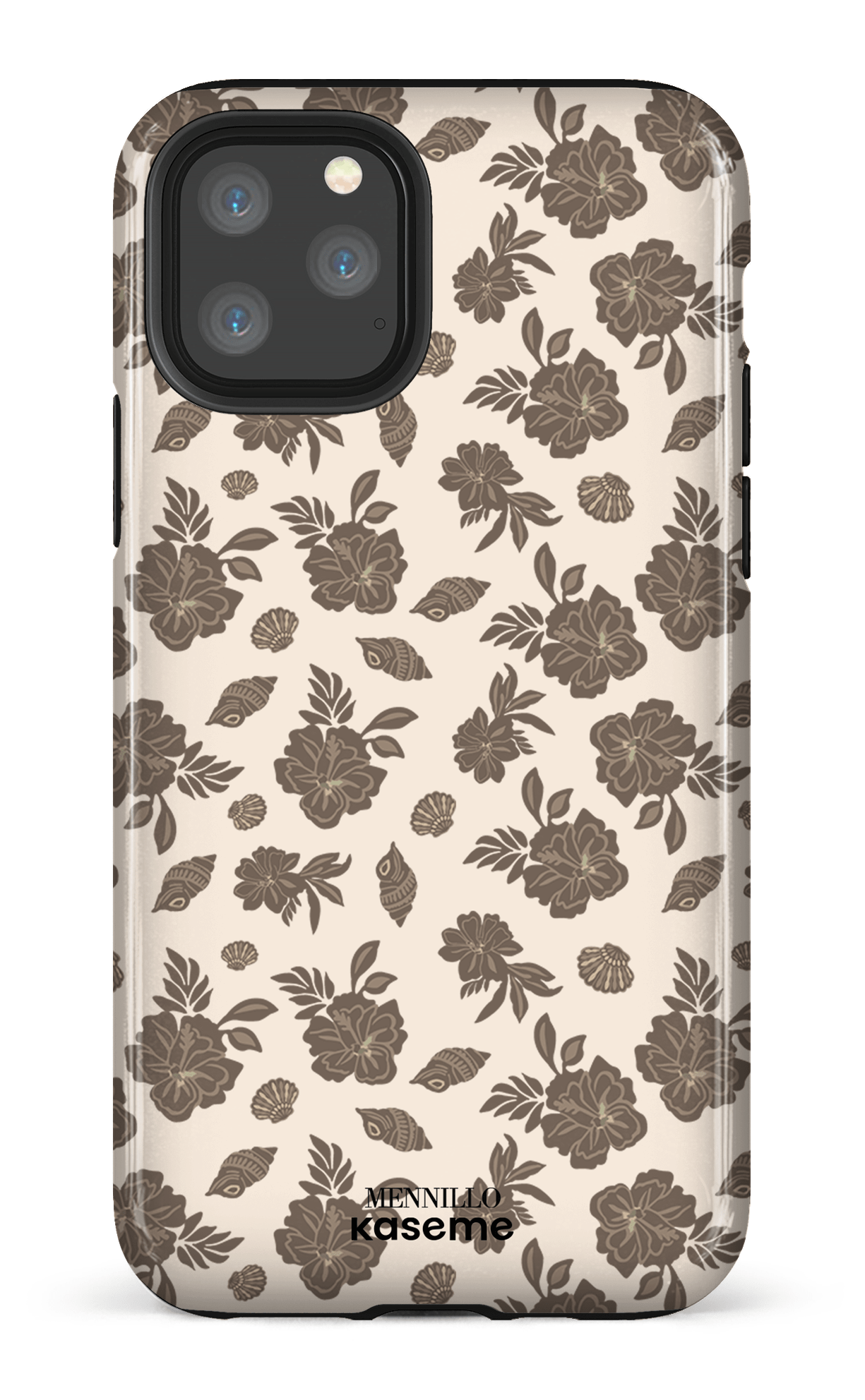 iPhone 11 Pro Tough Floral Brown -