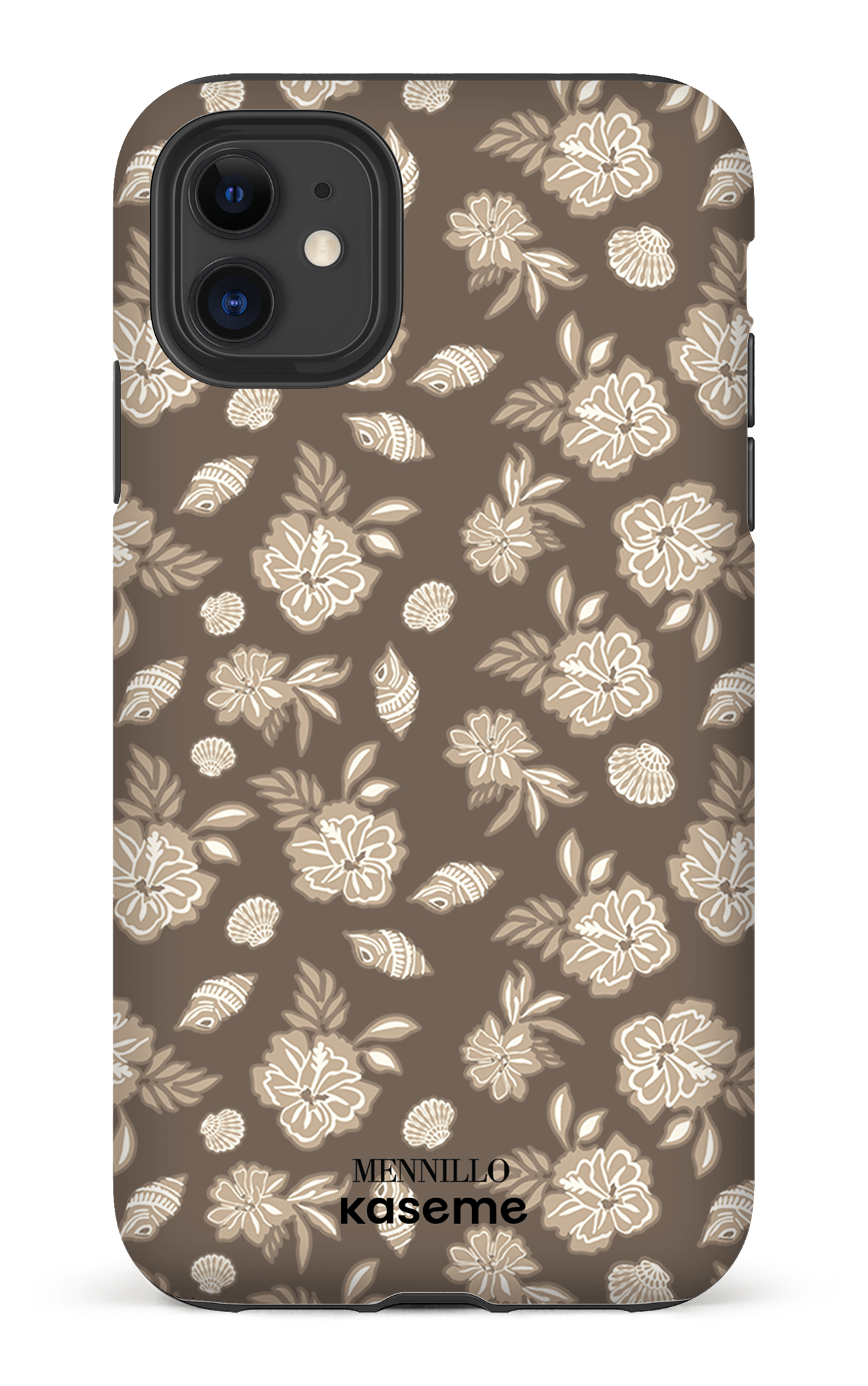 iPhone 11 Tough Matte Floral Cream -