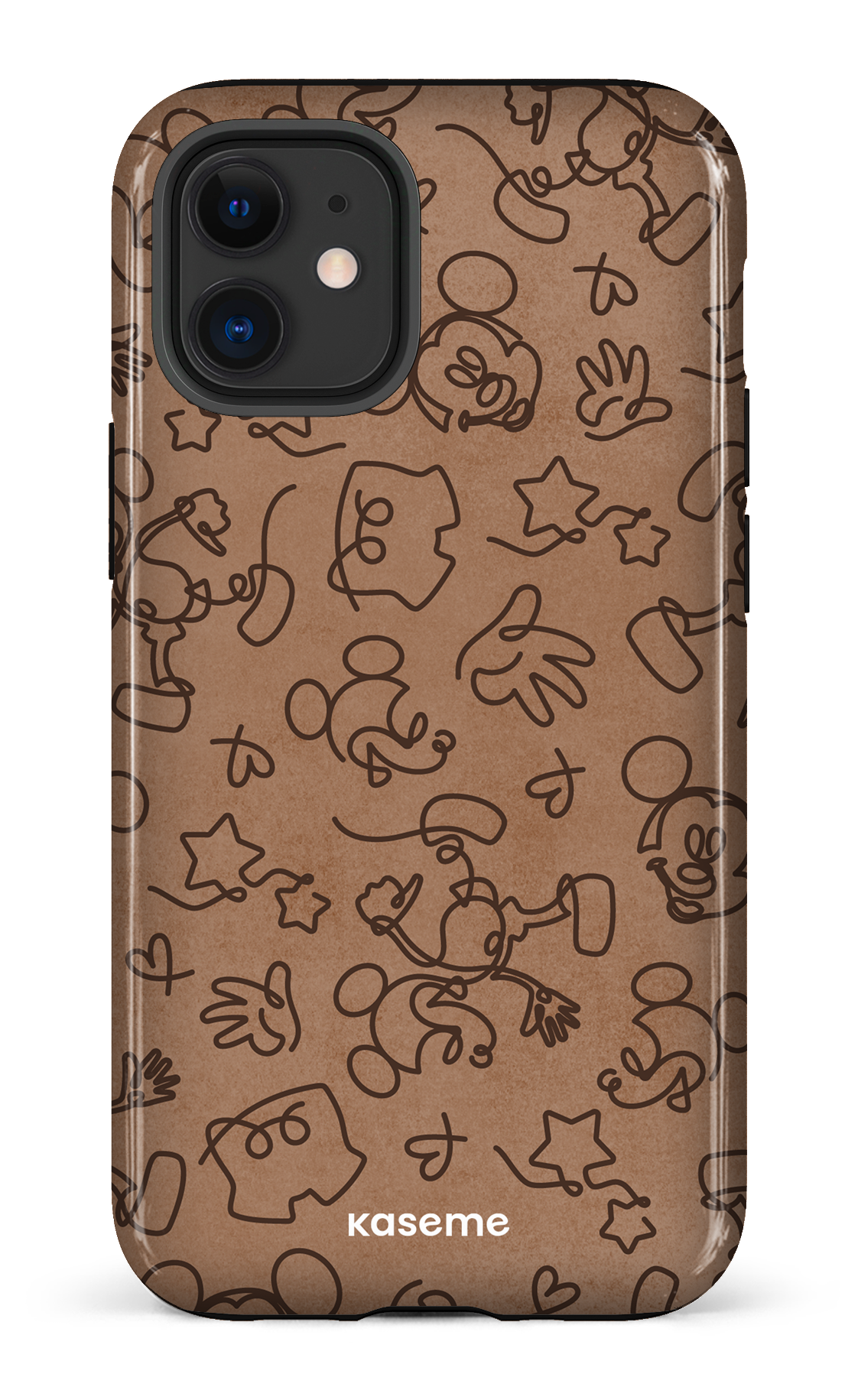 iPhone 12 Mini Tough Doodle Mocha -