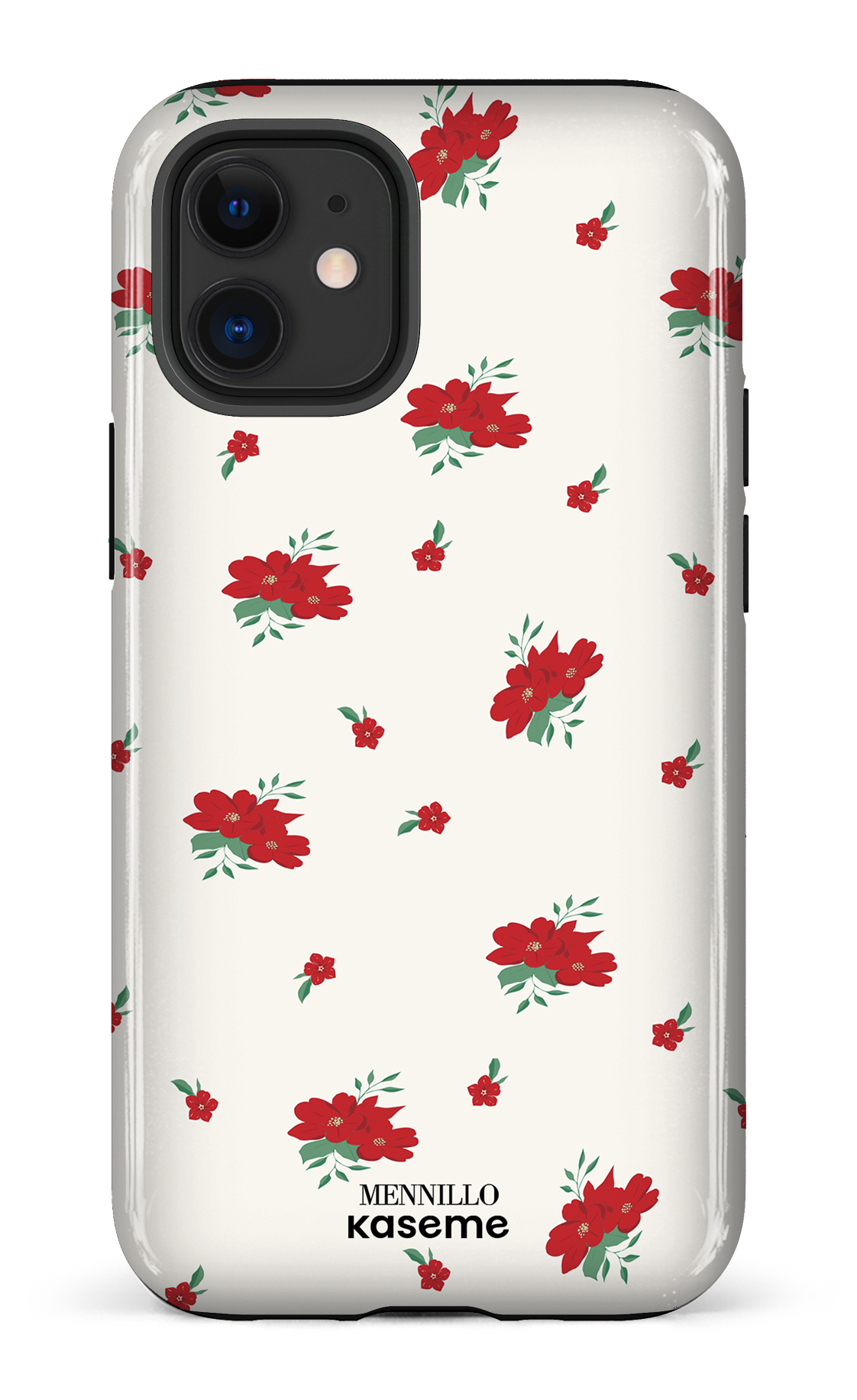 iPhone 12 Mini Tough Floral White -