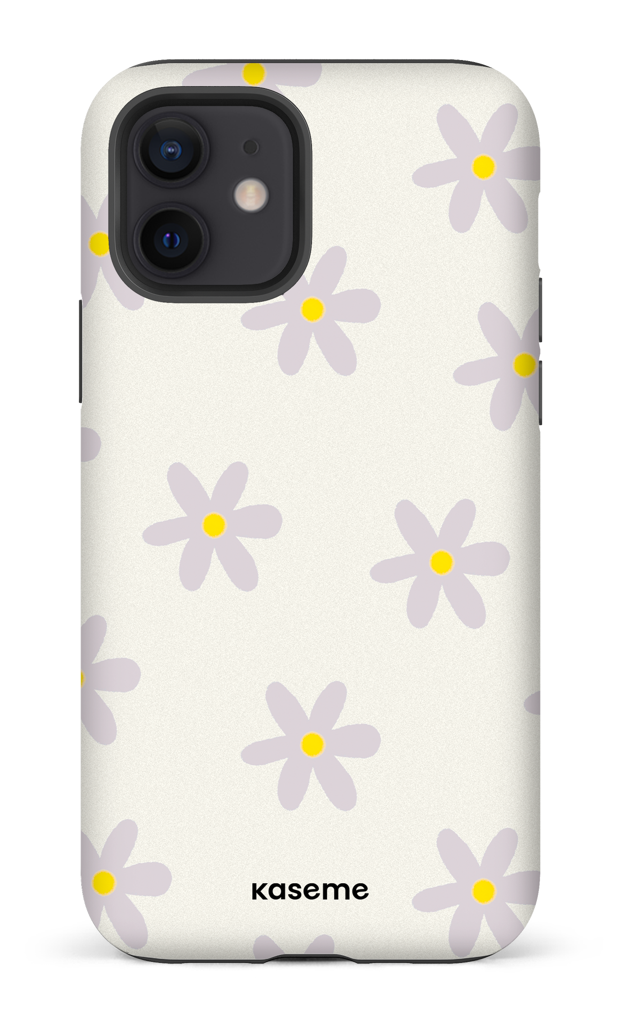 iPhone 12 Tough Matte Miss Daisy Purple -