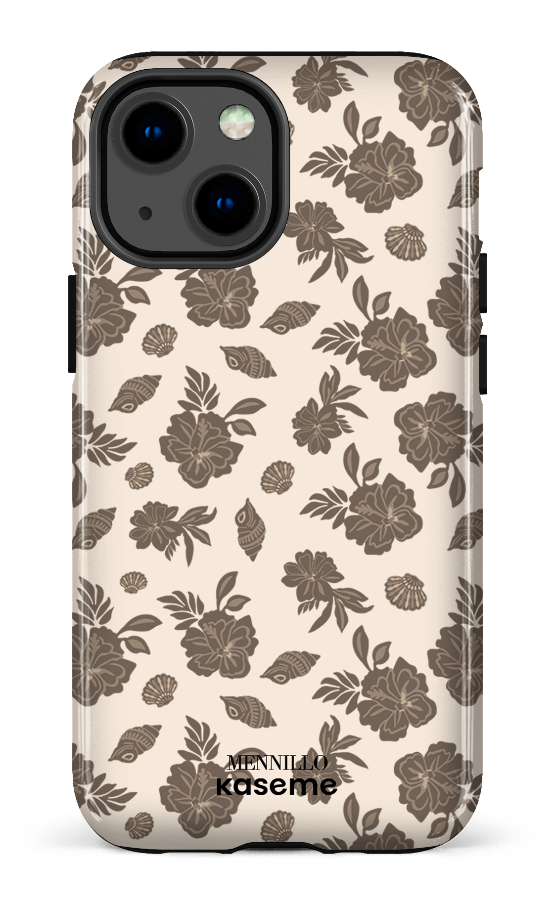 iPhone 13 Mini Tough Floral Brown -