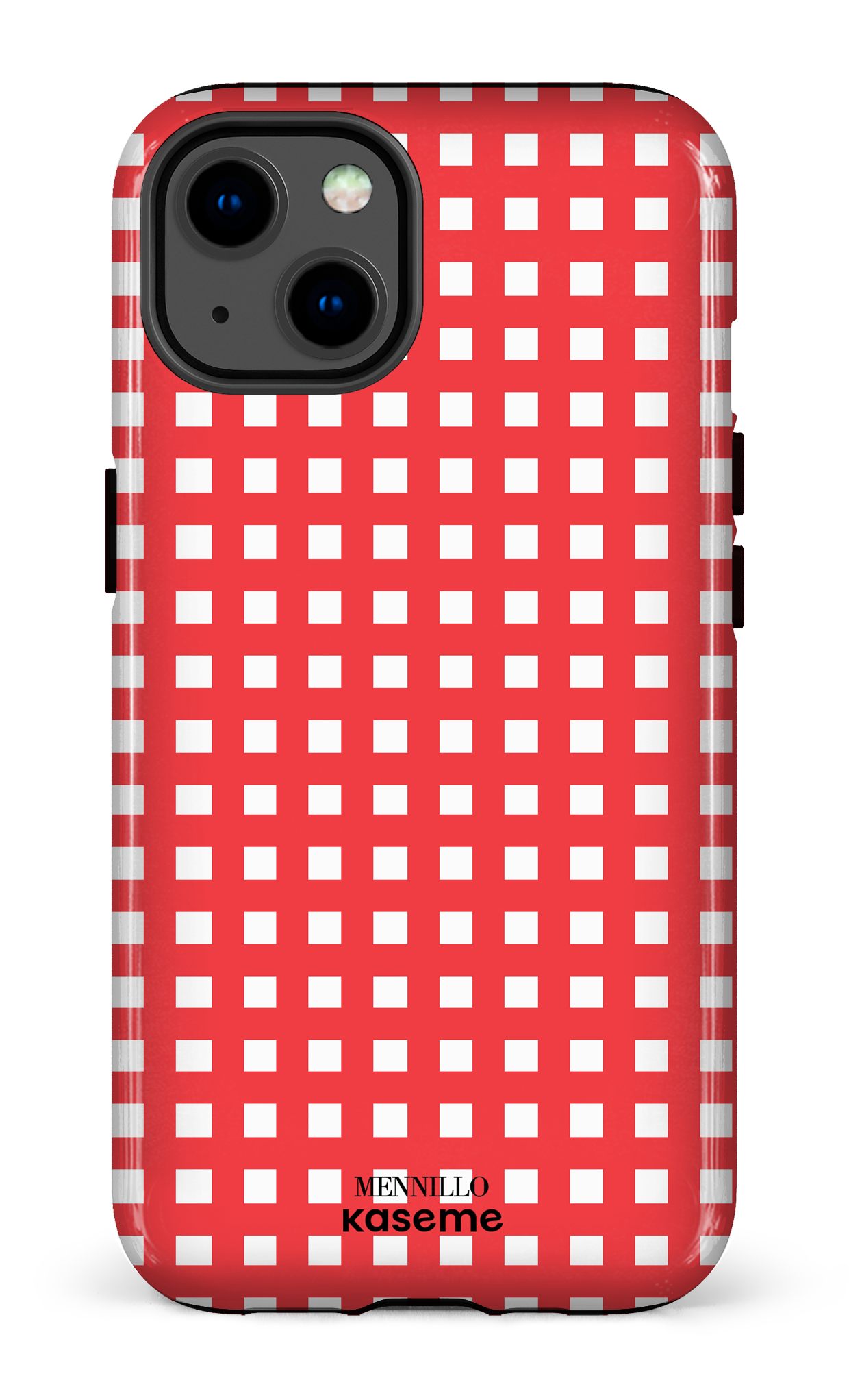 iPhone 13 Tough Chekered Red -