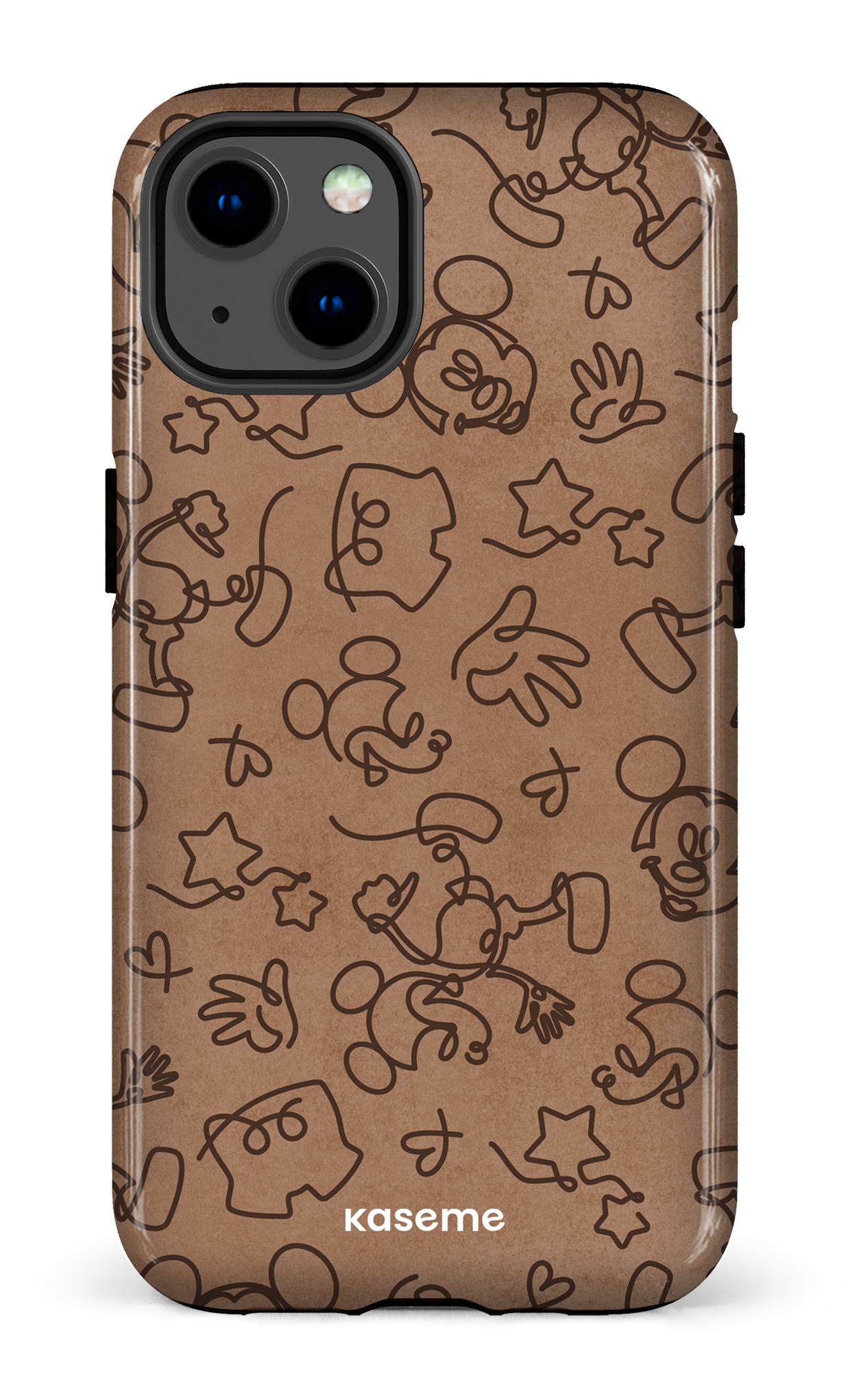 iPhone 13 Tough Doodle Mocha -