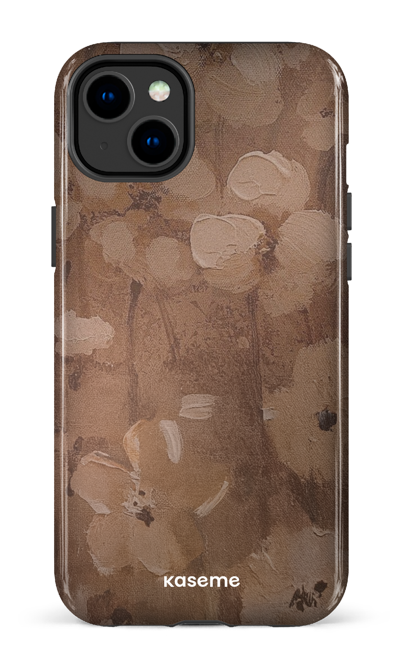 iPhone 14 Plus Tough Gloss Mocha Bloom -