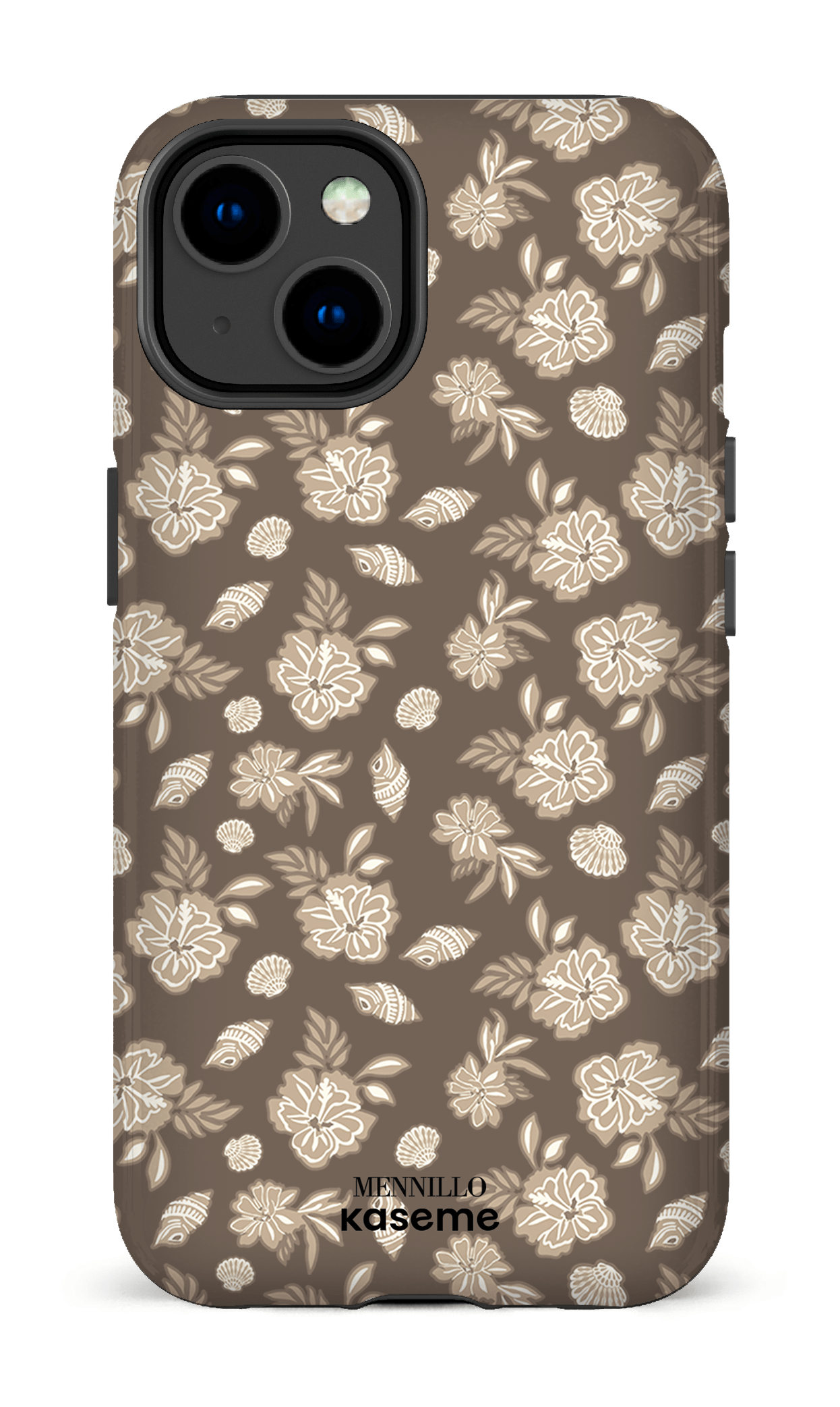 iPhone 14 Tough Gloss Floral Cream -