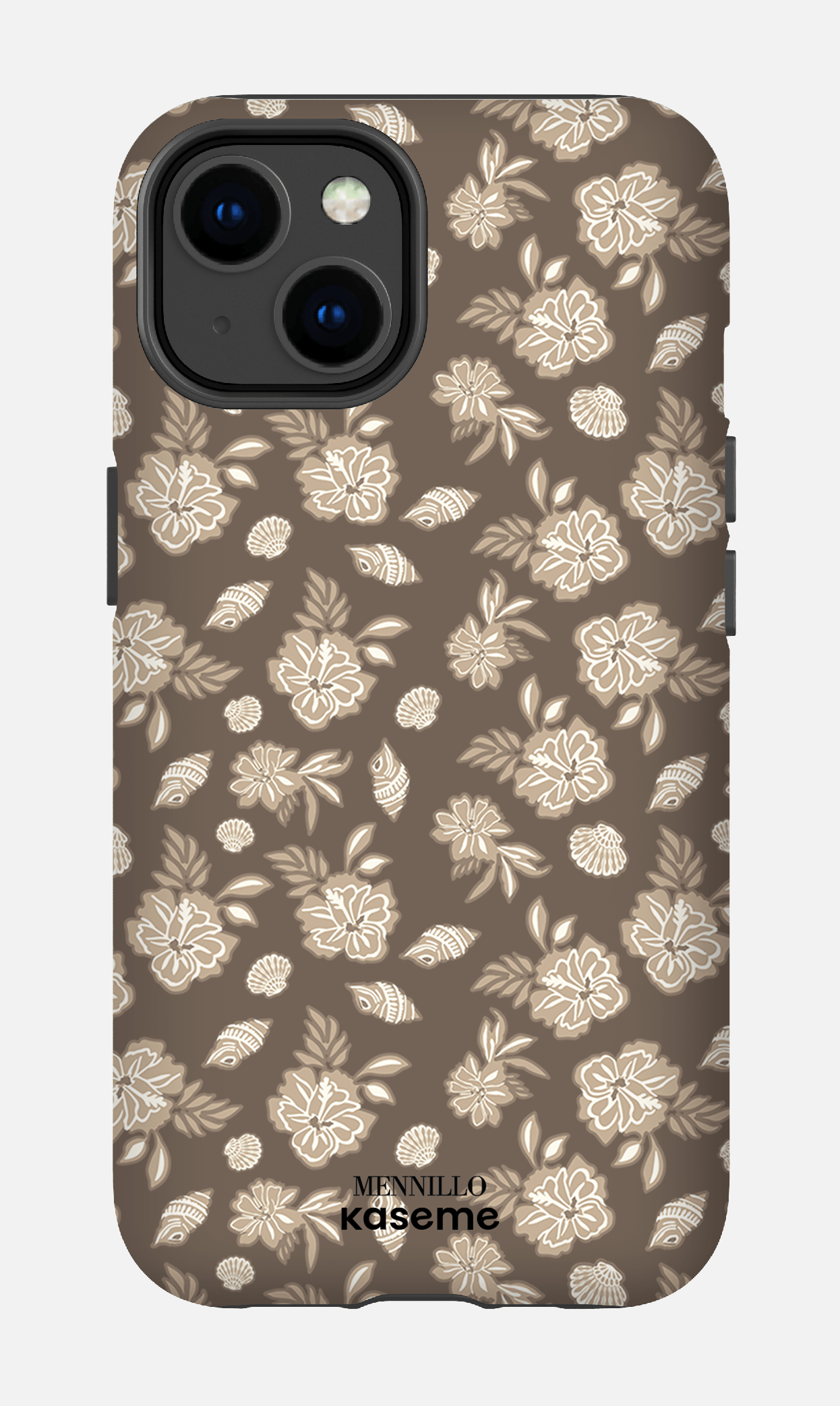 iPhone 14 Tough Matte Floral Cream -