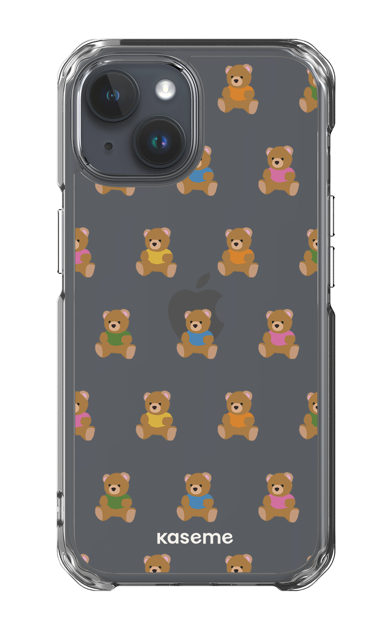 iPhone 15 Clear Case Teddy Clear Case -