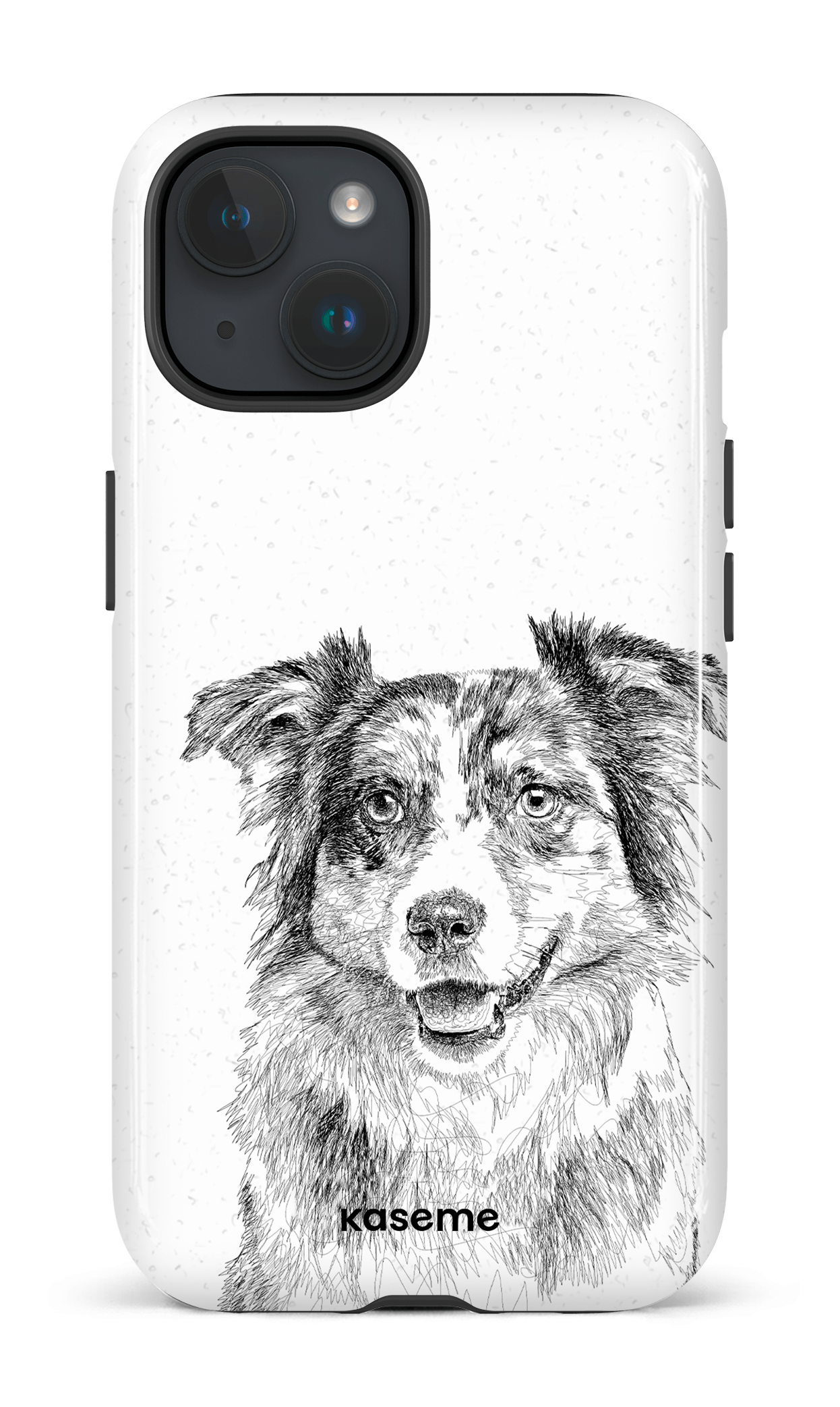 iPhone 15 Tough (Gloss) Australian Shepard -