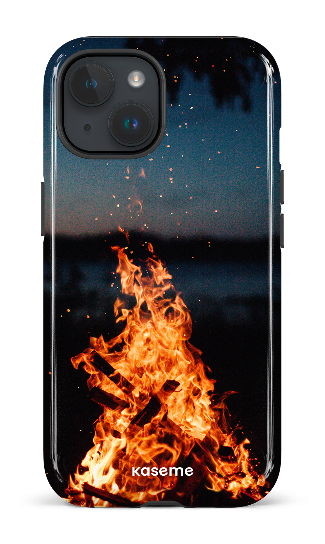 iPhone 15 Tough (Gloss) Camp Fire -