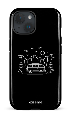 iPhone 15 Tough (Gloss) Camp life black -