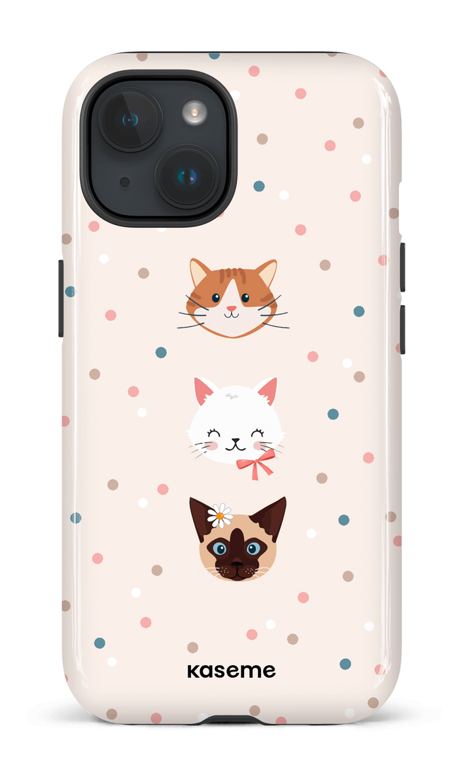 iPhone 15 Tough (Gloss) Cat lover -