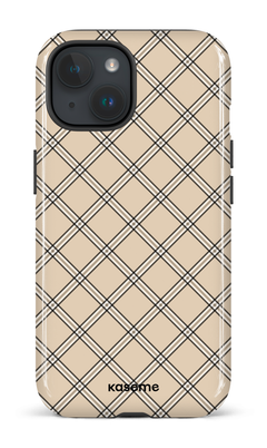 iPhone 15 Tough (Gloss) Flannel Beige -