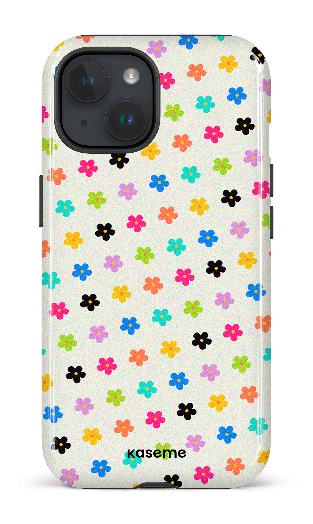 iPhone 15 Tough (Gloss) Joyful Flowers -