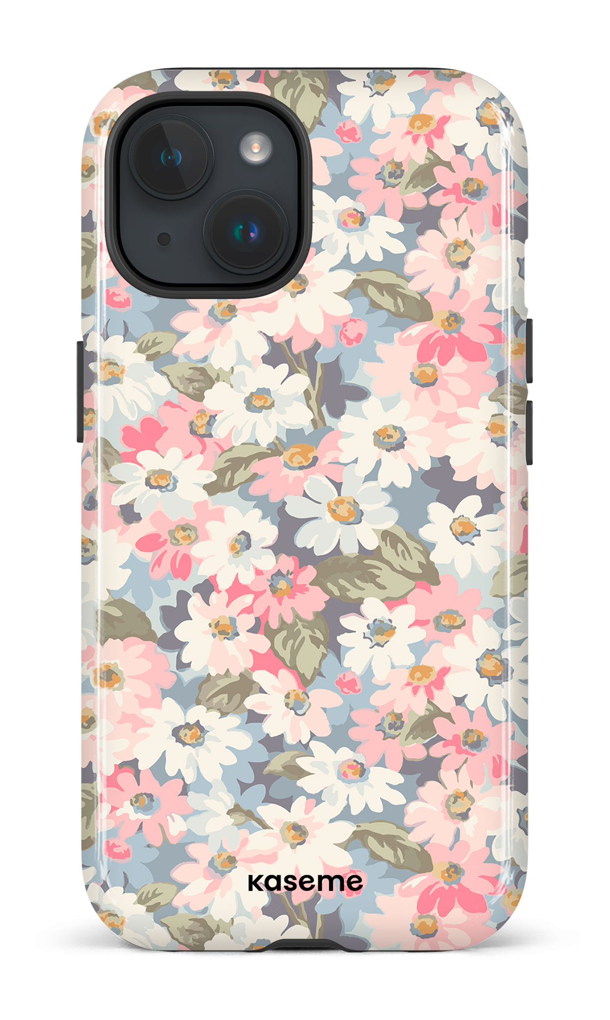 iPhone 15 Tough (Gloss) Mosaic of blooms -