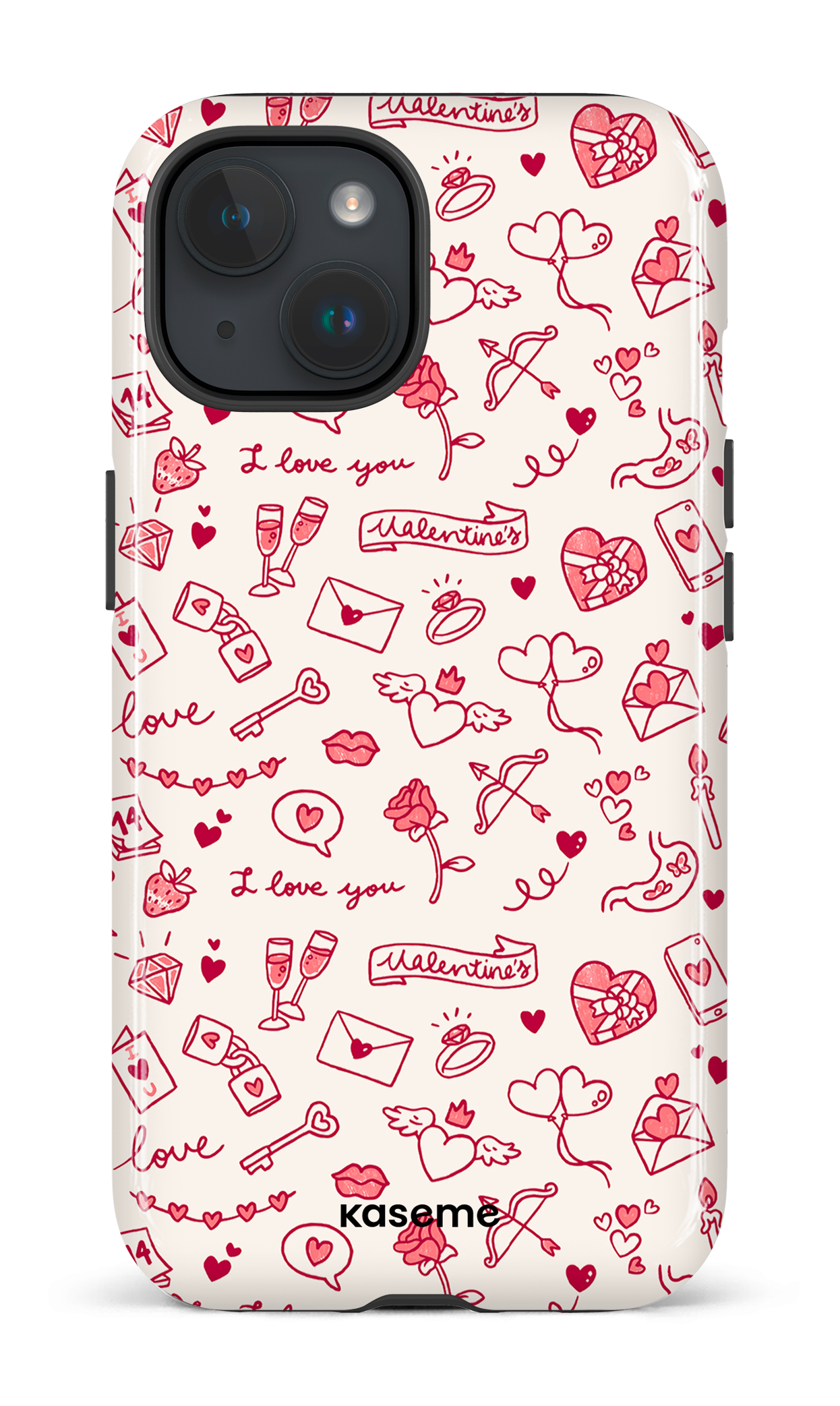 iPhone 15 Tough (Gloss) My Valentine -