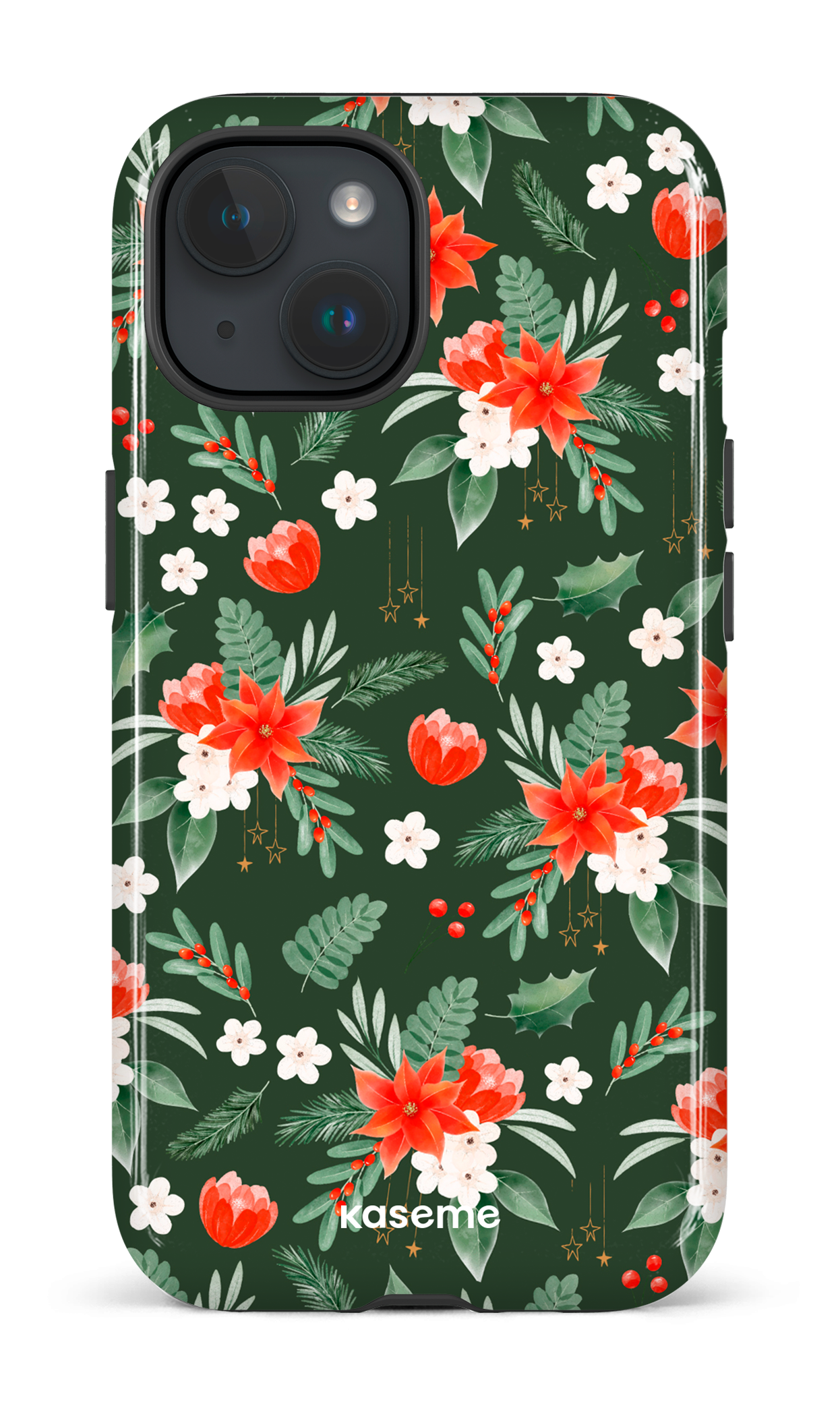 iPhone 15 Tough (Gloss) Poinsettia -