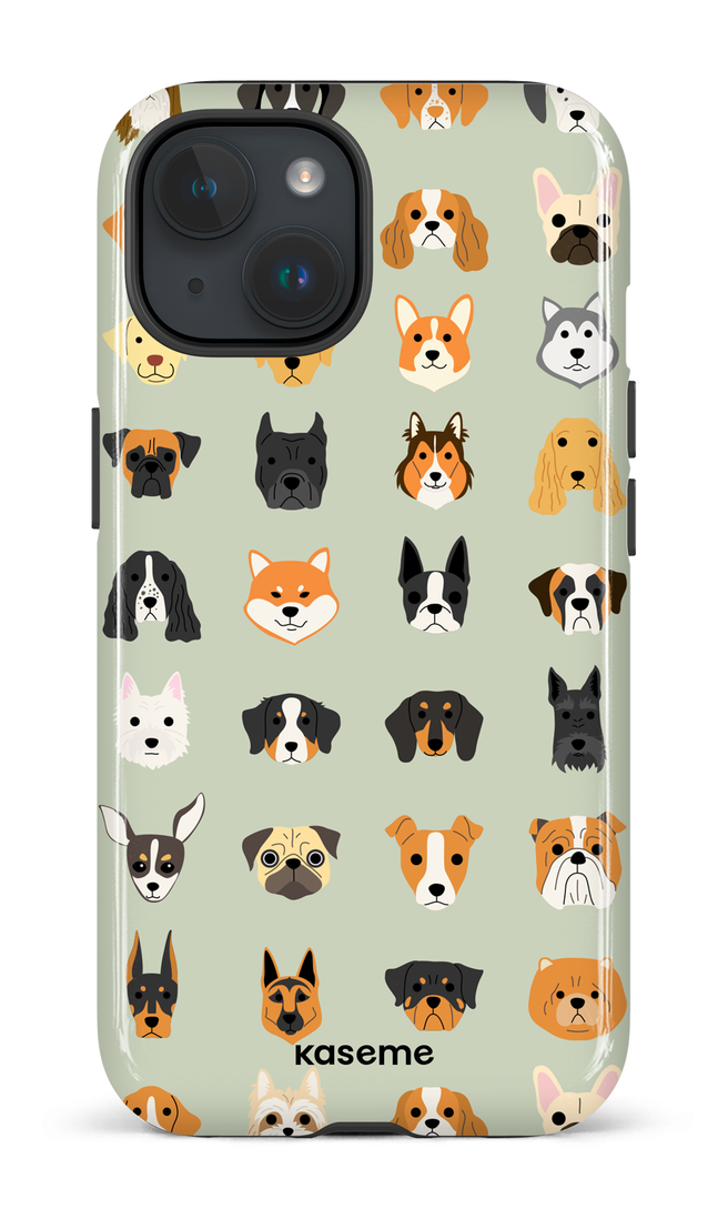 iPhone 15 Tough (Gloss) Pup -