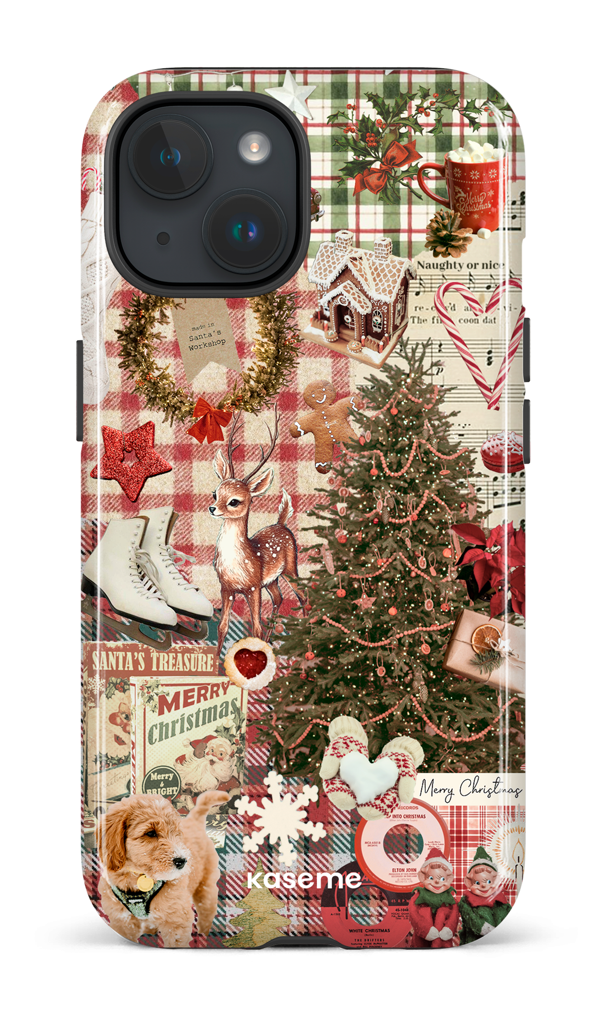 iPhone 15 Tough (Gloss) Santa's Treasure -