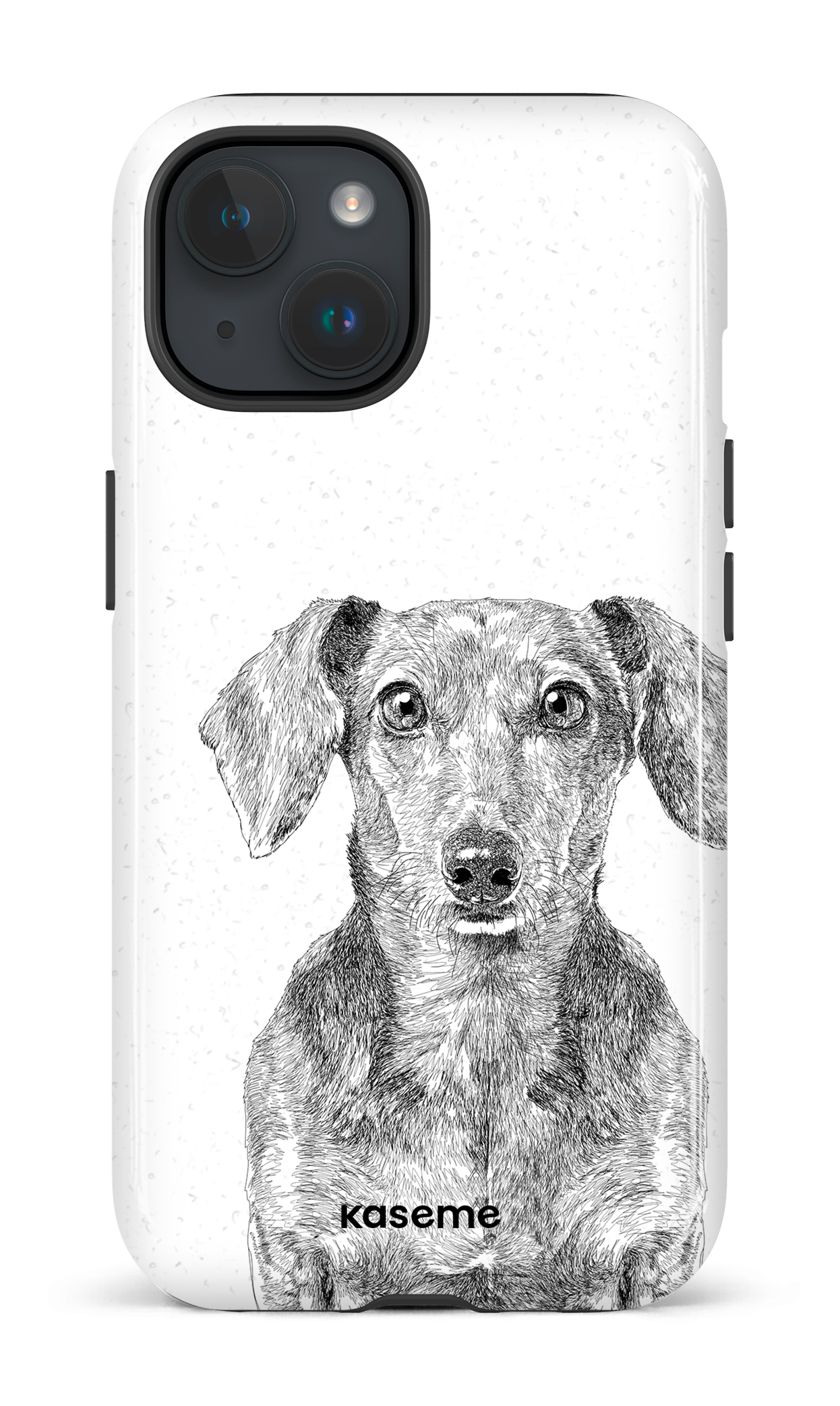 iPhone 15 Tough (Gloss) Teckel Dachshund -